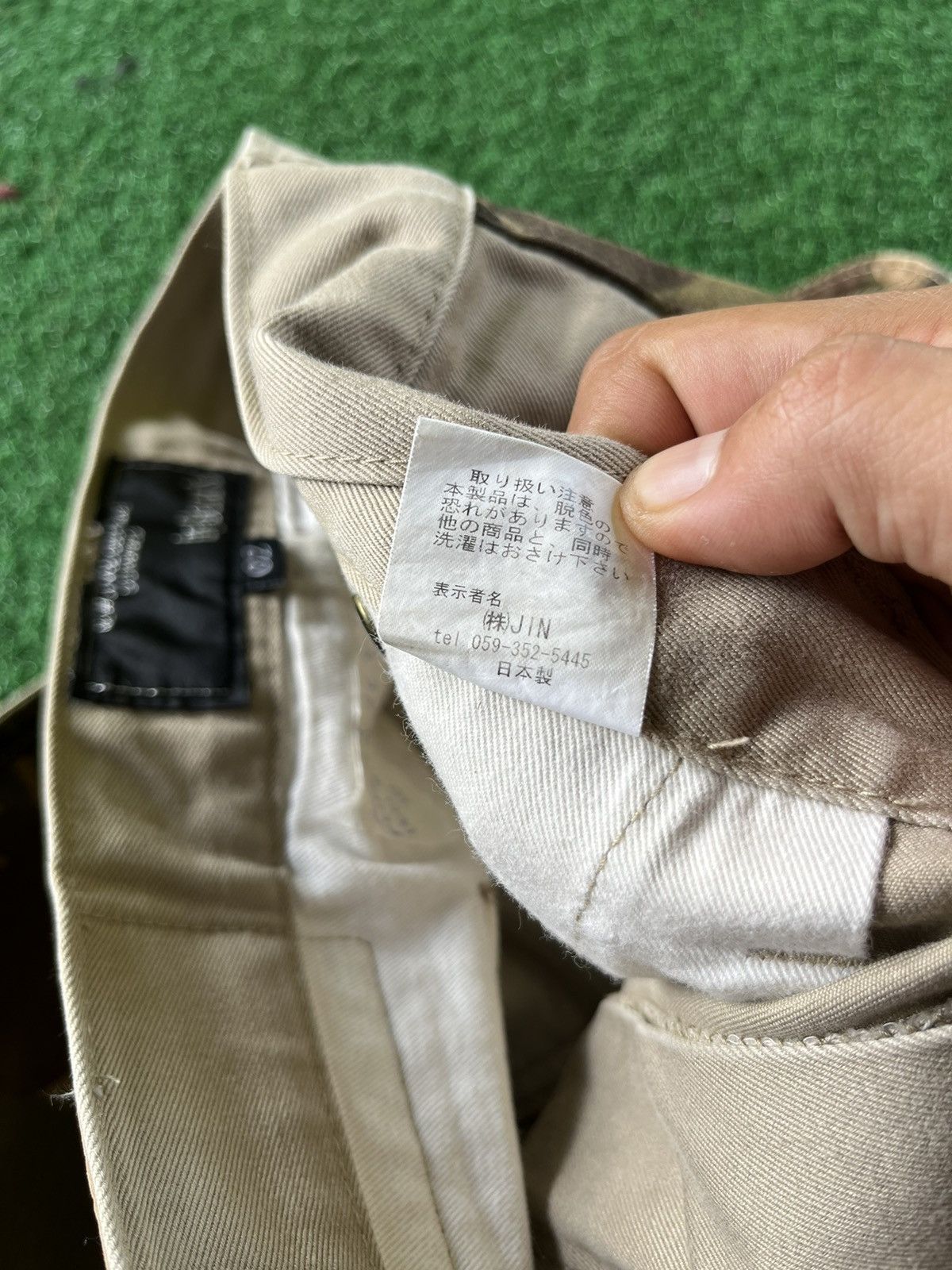 Japanese Brand RARE Mad Punk Monkey Pants Camo Khakis Pants By Beans Size US 31 - 9 Thumbnail