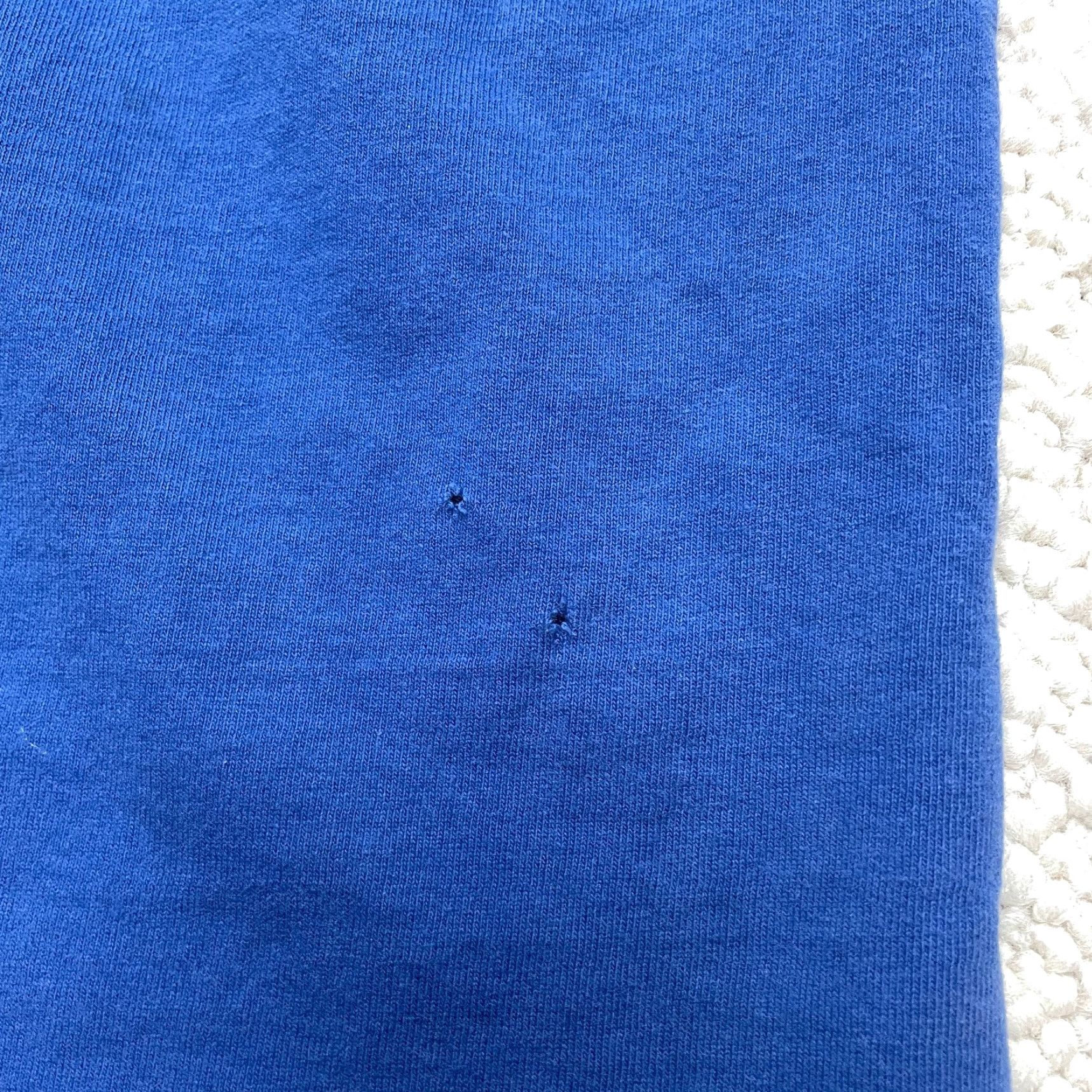 Fruit Of The Loom Fruit of the Loom Cotton Shirt Adult 2XL Blue Short Sleeve Crew Neck T-Shirt Mens Size US XXL / EU 58 / 5 - 2 Thumbnail
