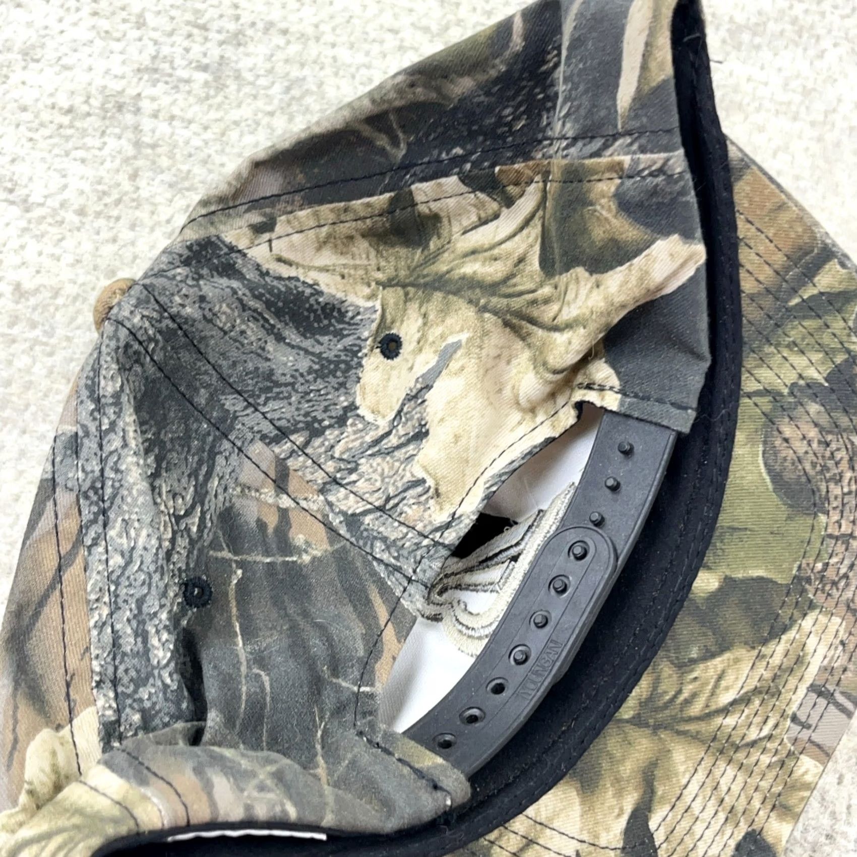 Realtree VINTAGE Bergstrom Camo SnapBack Hat Cap Turkey Hunting 90s Y2K Realtree Adult Mens Size ONE SIZE - 5 Thumbnail