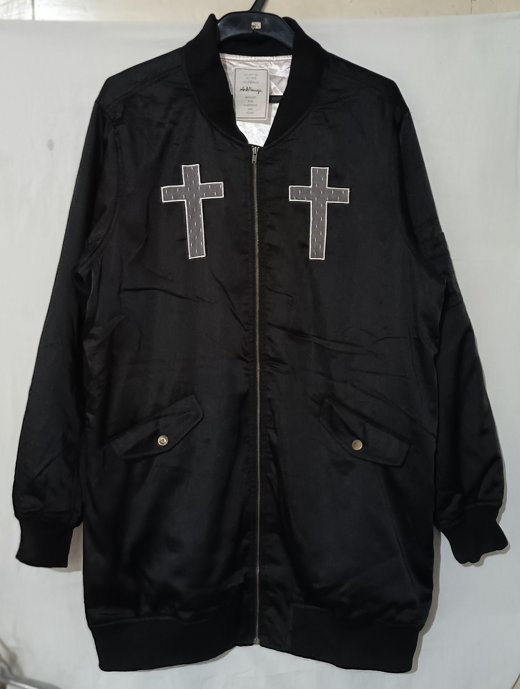 14th Addiction 🇯🇵Archive Ank Range - Punk Double Cross Bomber Size US L / EU 52-54 / 3 - 1 Thumbnail