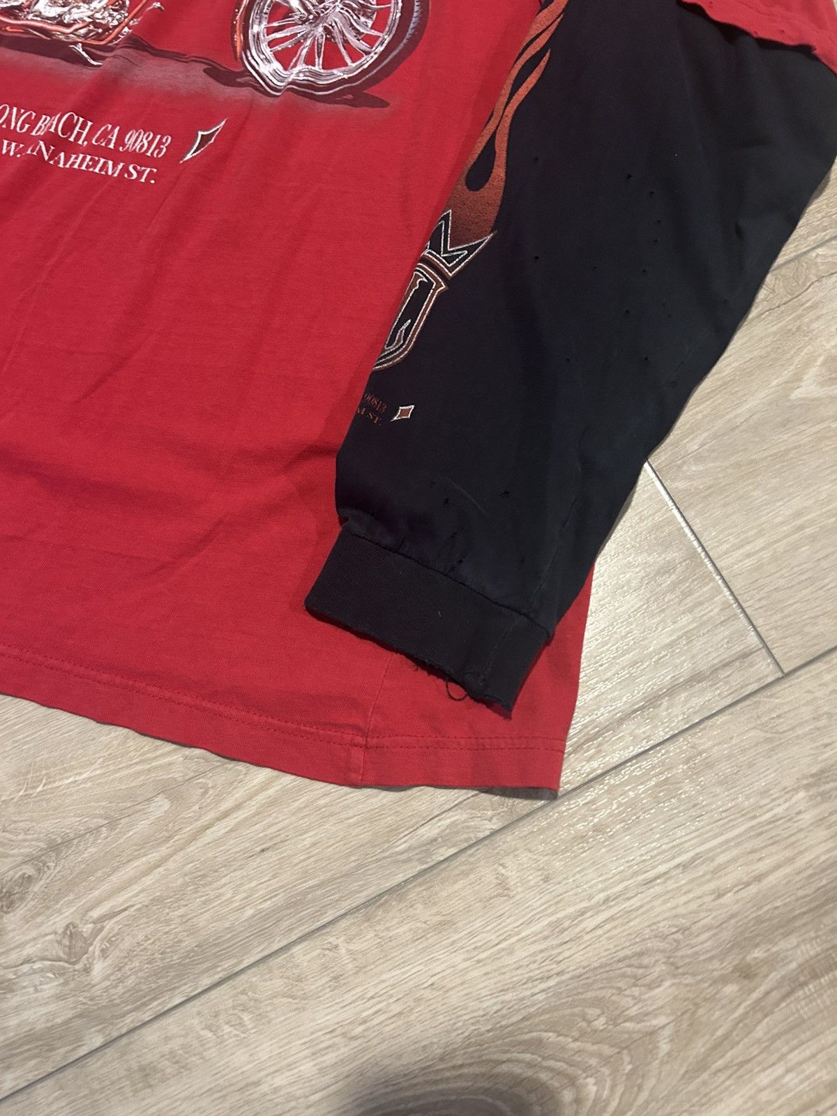 West Coast Choppers Vintage West Coast Choppers CFL Flame L/S Double Layer Tee Size US XXL / EU 58 / 5 - 10 Thumbnail
