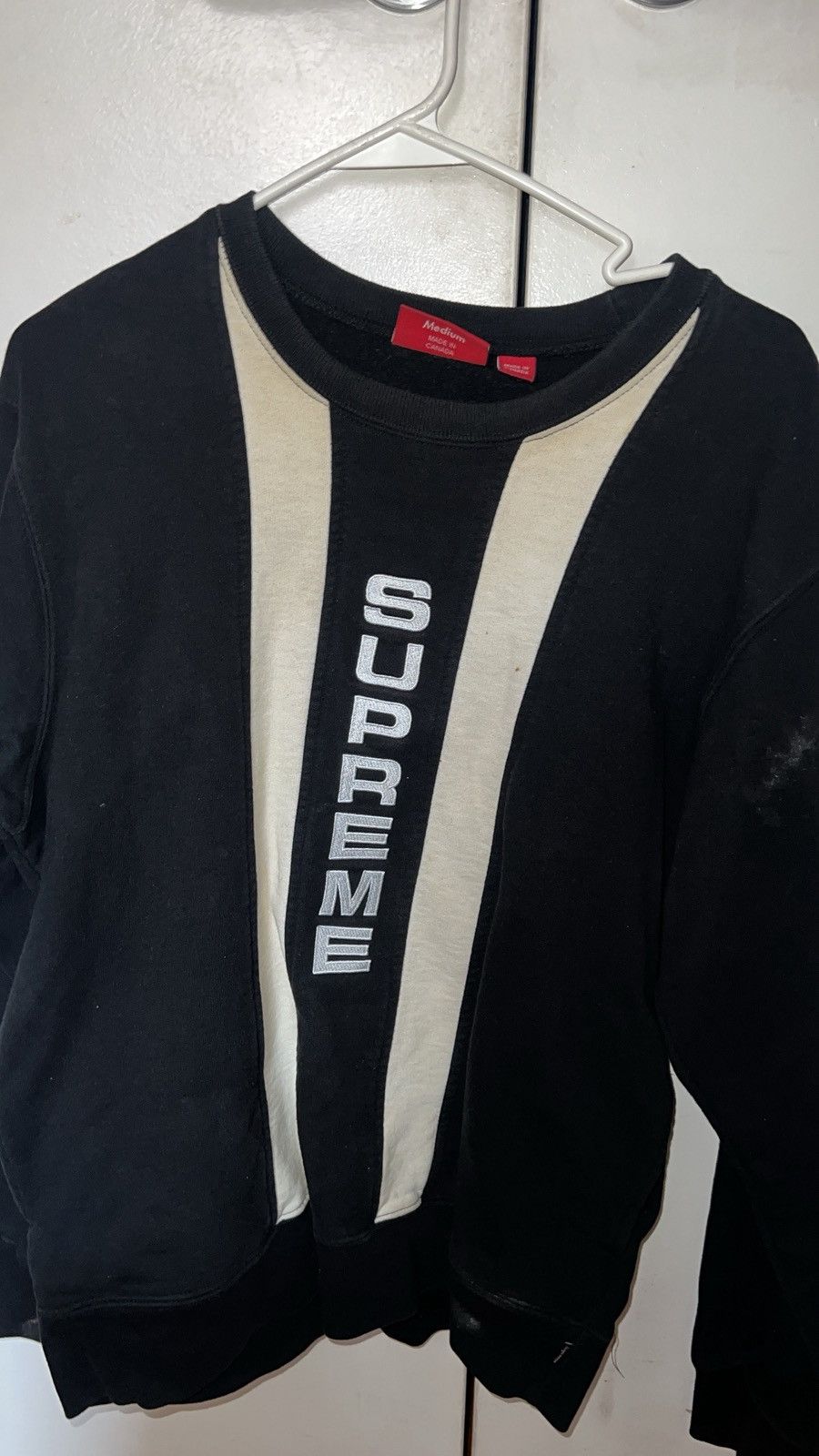 Supreme SUPREME vertical crewneck Size US M / EU 48-50 / 2 - 5 Thumbnail