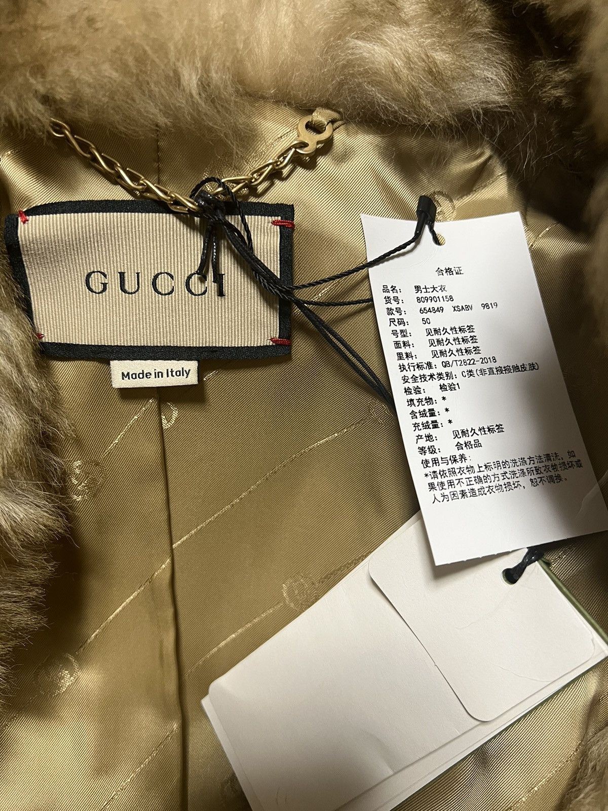Gucci $7,000+Value Shearling fur jacket as worn by Harry Styles Size US M / EU 48-50 / 2 - 24 Thumbnail