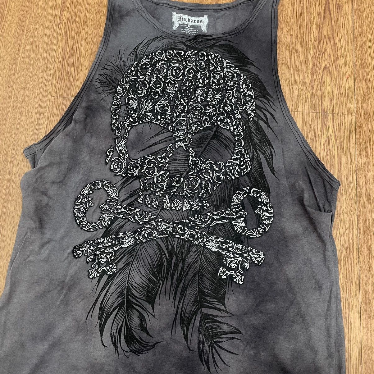 If Six Was Nine × Japanese Brand × Le Grande Bleu (L.G.B.) Buckaroo skull keys tanktop ifsixwasnine styled Size US L / EU 52-54 / 3 - 3 Thumbnail