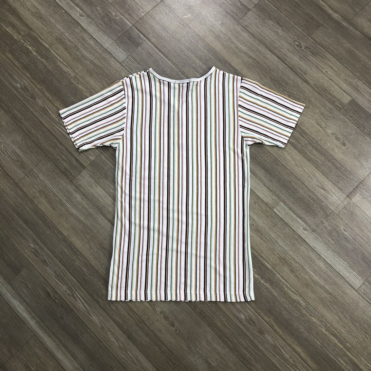 Tornado Mart 2000s Tornado Mart Japan Striped Multicolored Kmrii Lgb Tee Size US S / EU 44-46 / 1 - 11 Thumbnail