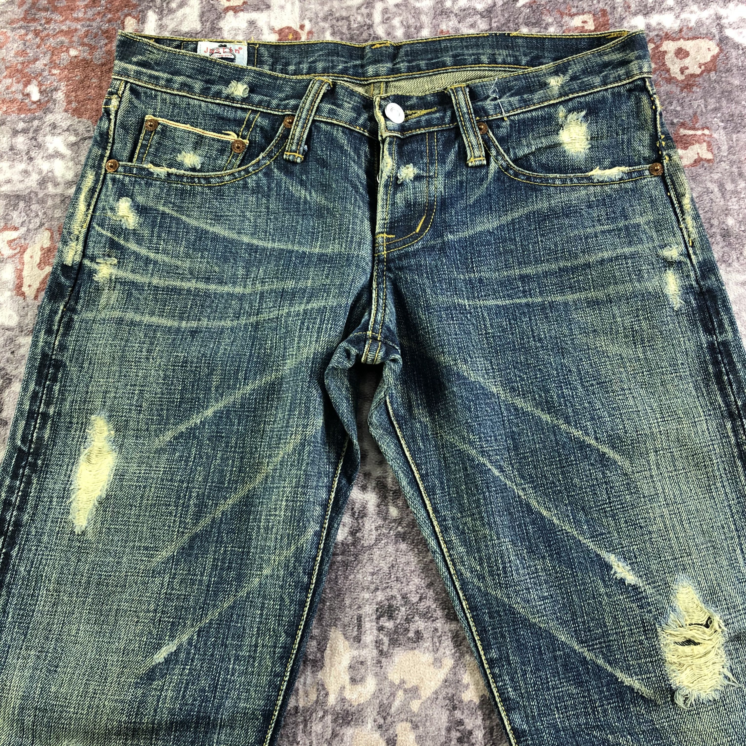 Justin Vintage Redline Justin Jeans-JM3547 Size US 32 / EU 48 - 3 Thumbnail