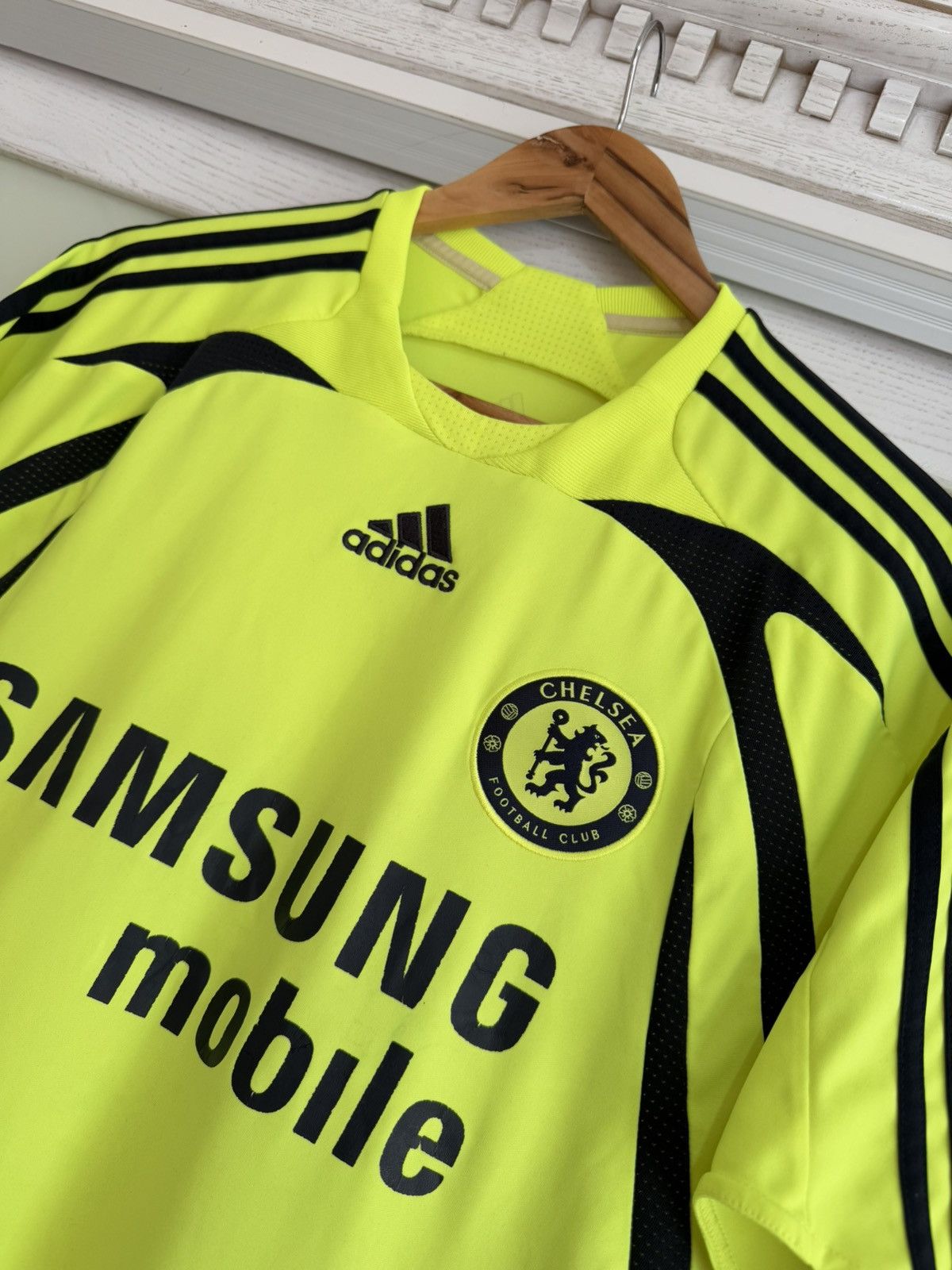 Adidas × Vintage Chelsea 2007-2008 Away Soccer Jersey Football Kit Shirt Size US M / EU 48-50 / 2 - 7 Thumbnail