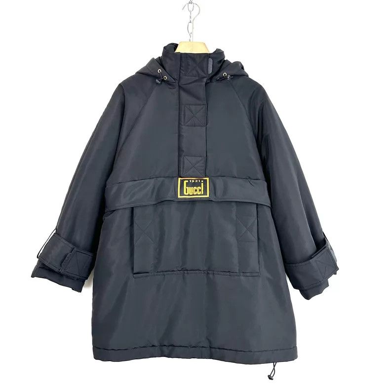 Gucci Gucci Black gold thread embroidery logo hooded jacket cott Size XS / US 0-2 / IT 36-38 - 1 Thumbnail