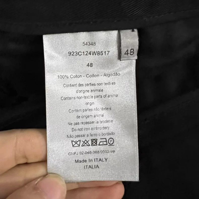 Dior Dior Black trousers 2502-Nextarrow Size 48R - 4 Thumbnail
