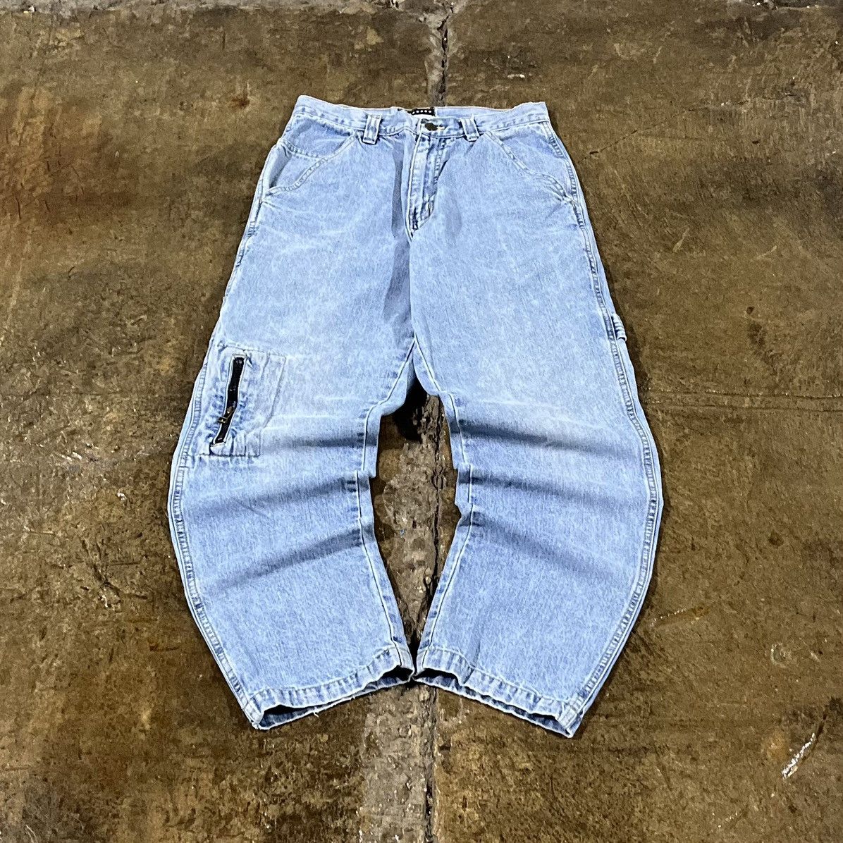 JNCO × Southpole × Vintage Crazy Vintage Y2K Baggy Jeans Utility Grunge Skater JNCO Size US 28 / EU 44 - 2 Thumbnail