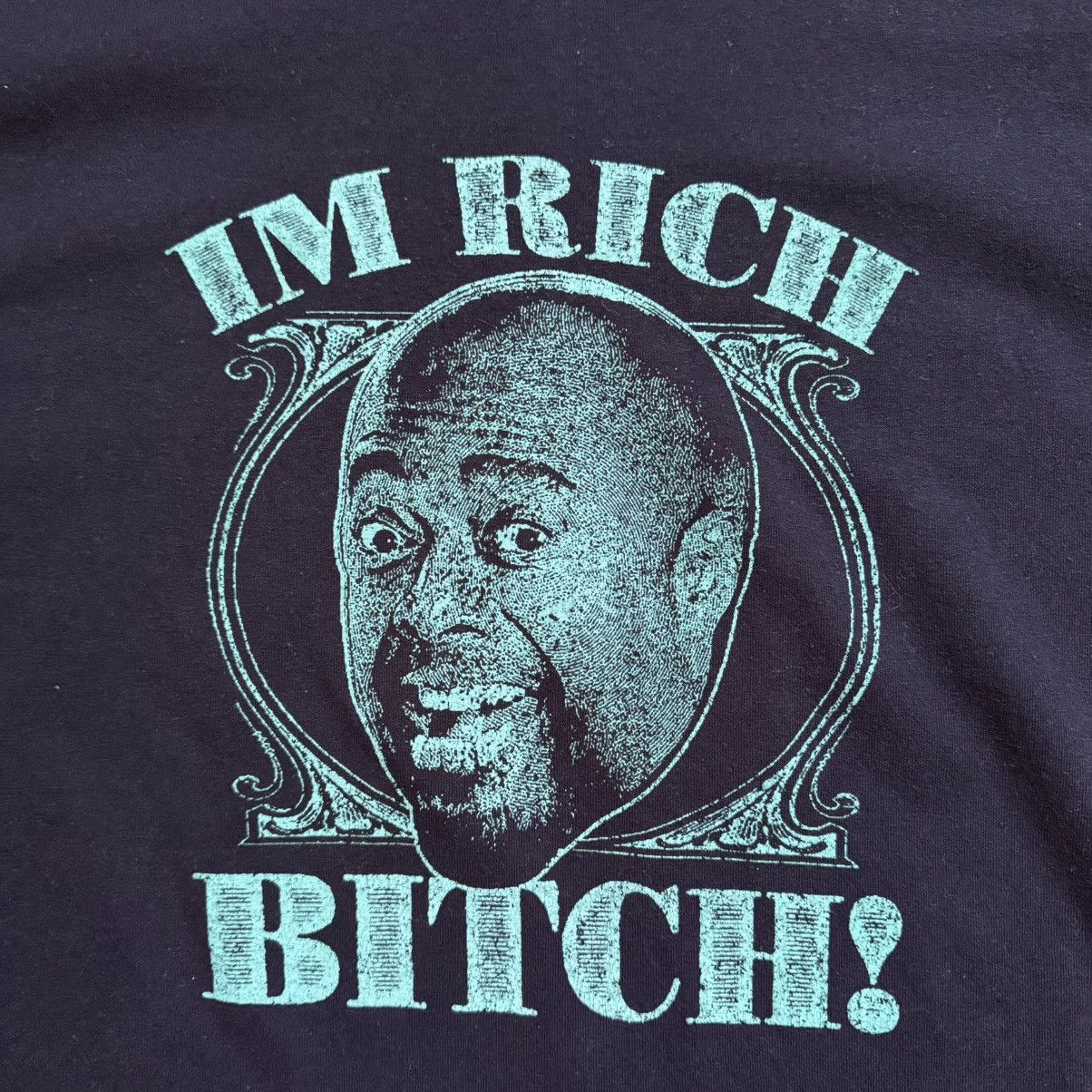 Port & Company Vintage Y2K Dave Chapelle I’m Rich Bitch! Tee Size US L / EU 52-54 / 3 - 4 Thumbnail