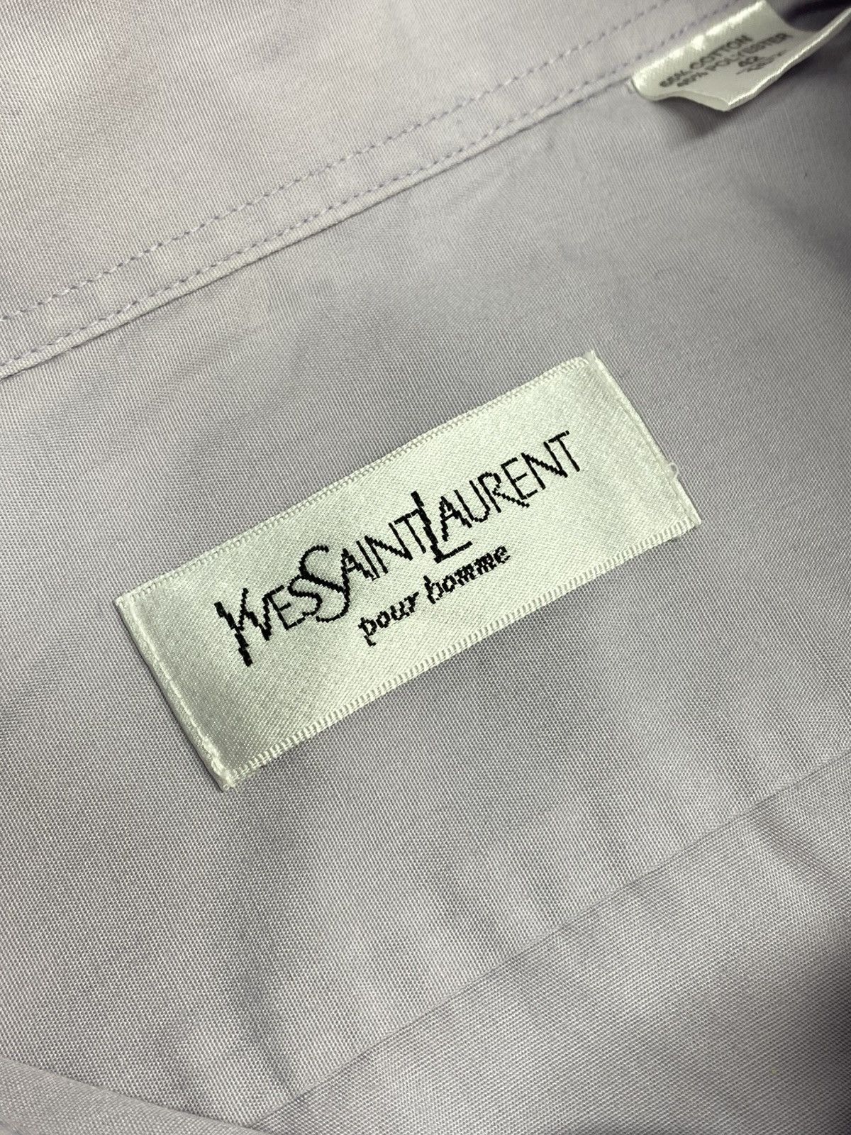 Yves Saint Laurent Vintage Yves Saint Laurent Long Sleeve Shirt Size US M / EU 48-50 / 2 - 15 Thumbnail