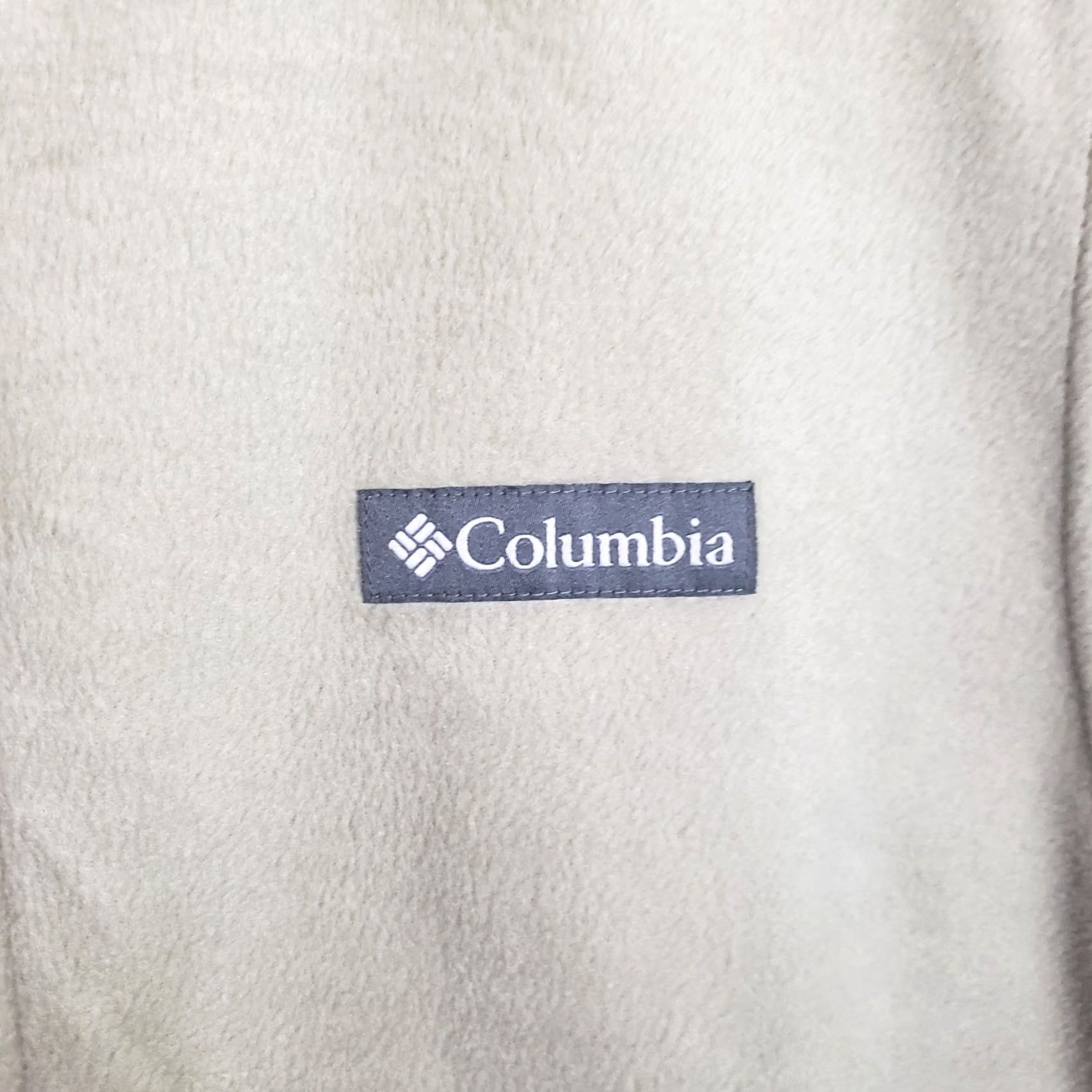 Vintage Columbia Men’s Vest Jacket Full Zip Fleece Polyester Green Light Green Black Side Pockets New! Size US M / EU 48-50 / 2 - 6 Thumbnail