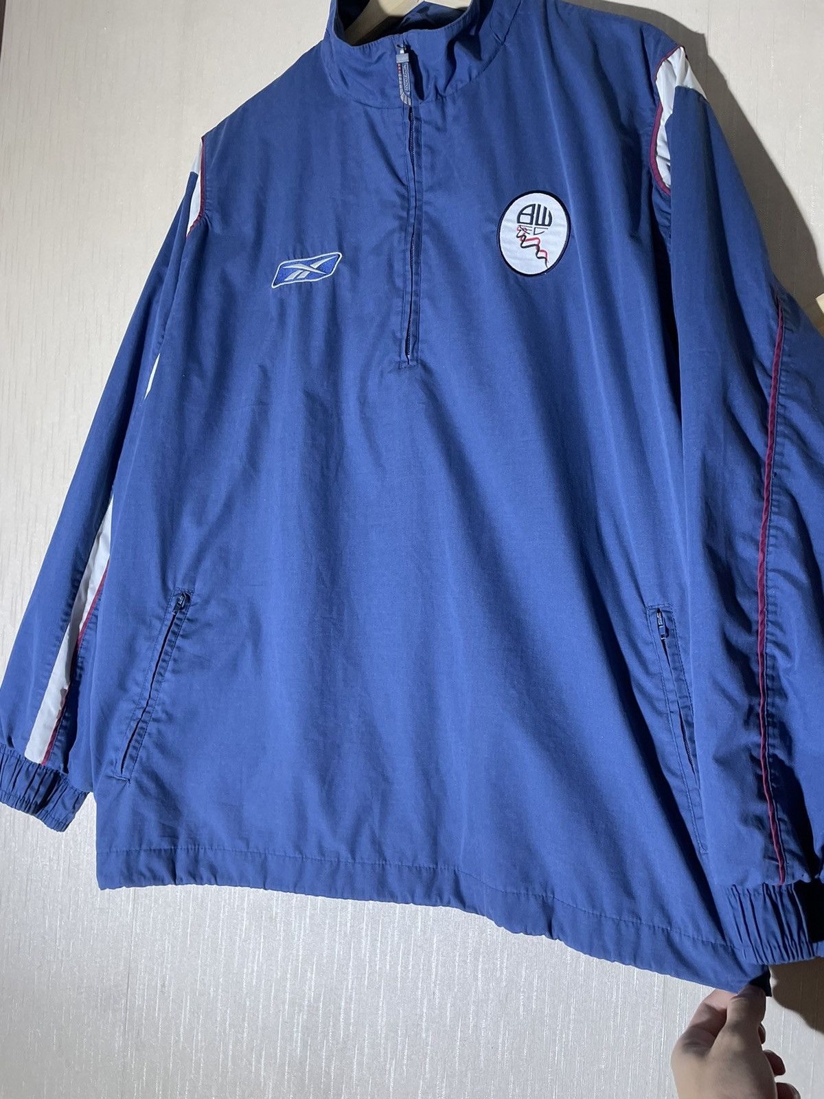 Reebok × Vintage Reebok Bolton Wanderers vintage soccer jacket Size US XL / EU 56 / 4 - 8 Thumbnail