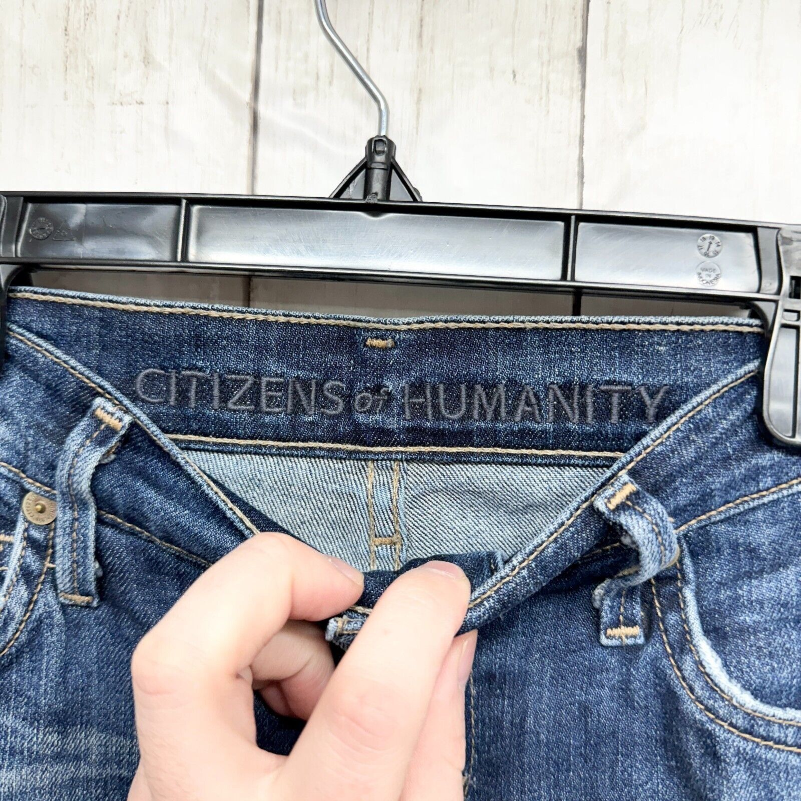 Citizens Of Humanity Citizens of Humanity 24 Slim Bootcut Cotton Jeans Blue Denim Size 24" / US 00 / IT 34 - 2 Thumbnail