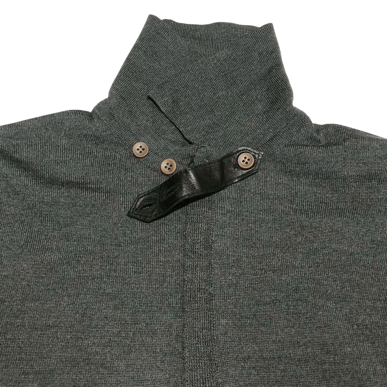Gaultier Homme Objet Vintage Gaultier Homme Objet Wool Button Pullover Size US M / EU 48-50 / 2 - 3 Thumbnail