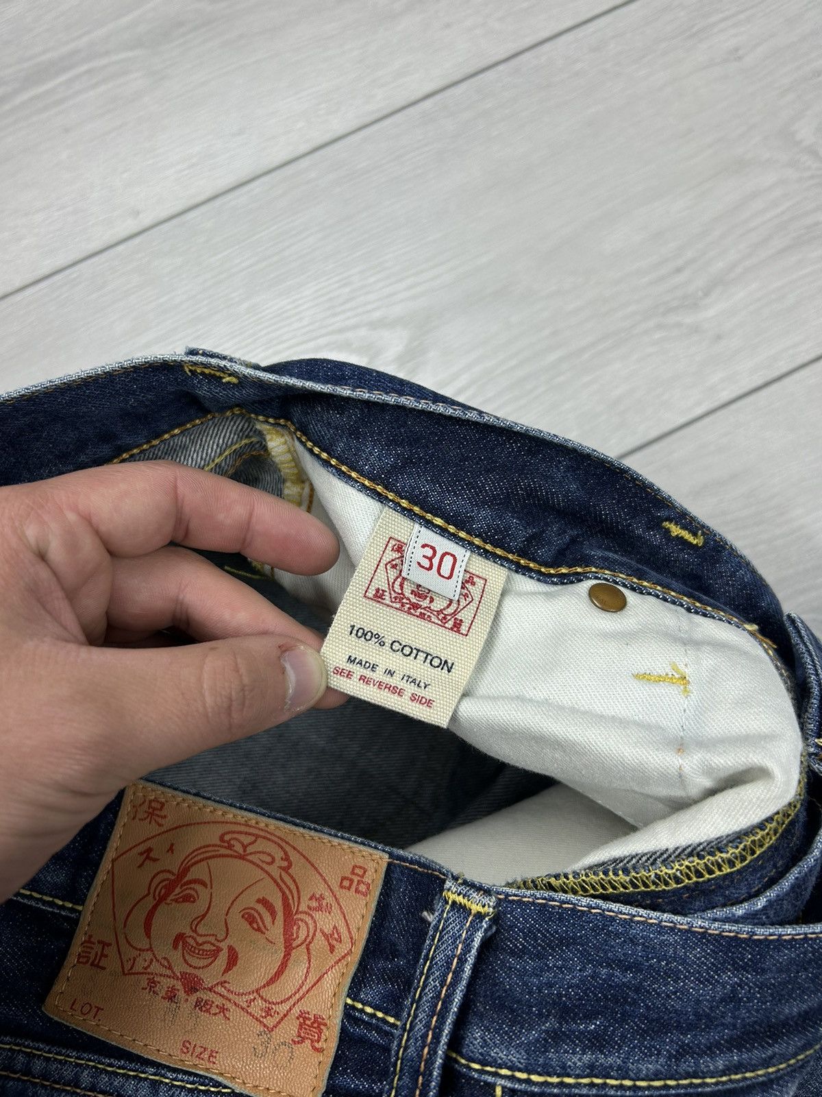 Japanese Brand × Vintage Evisu Vintage Selvedge Denim jeans size 30 Size US 30 / EU 46 - 10 Thumbnail