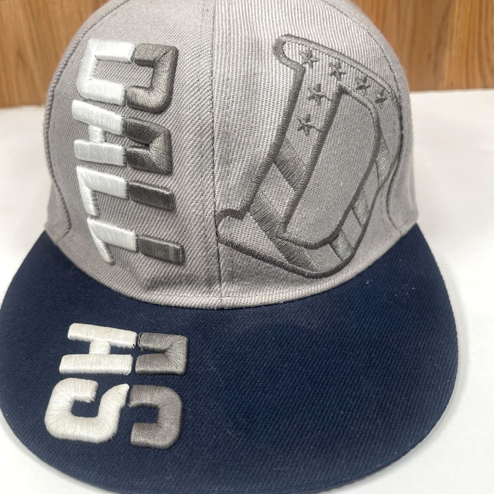Vintage Dallas AS Adult Adjustable StrapBack Flat Bill Hat Cap One Size Fits All Gray Size ONE SIZE - 3 Thumbnail