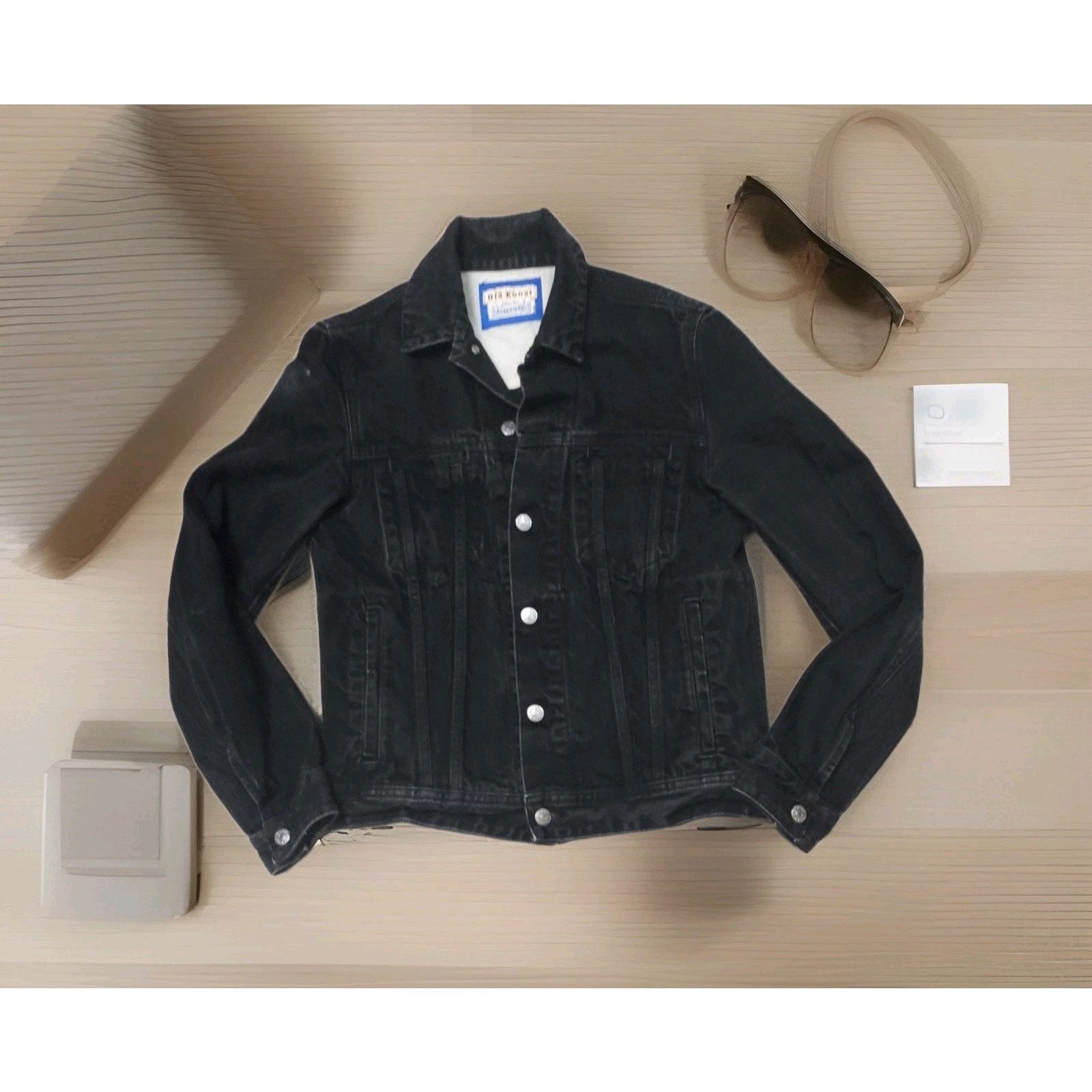 Acne Studios Acne Studios Bla Konst Denim Jacket In Pass Black 44 Size US S / EU 44-46 / 1 - 3 Thumbnail