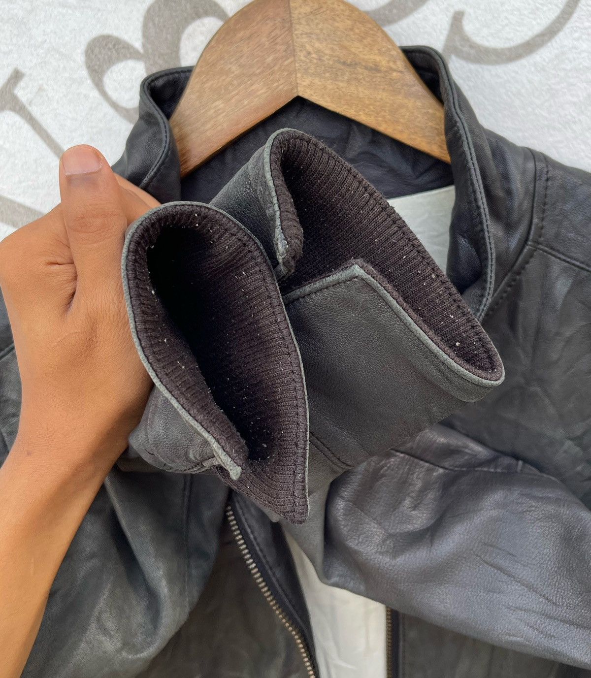 14th Addiction 🔥Vintage Luva Tram Sheep Leather Bikers Jacket Size US XS / EU 42 / 0 - 18 Thumbnail