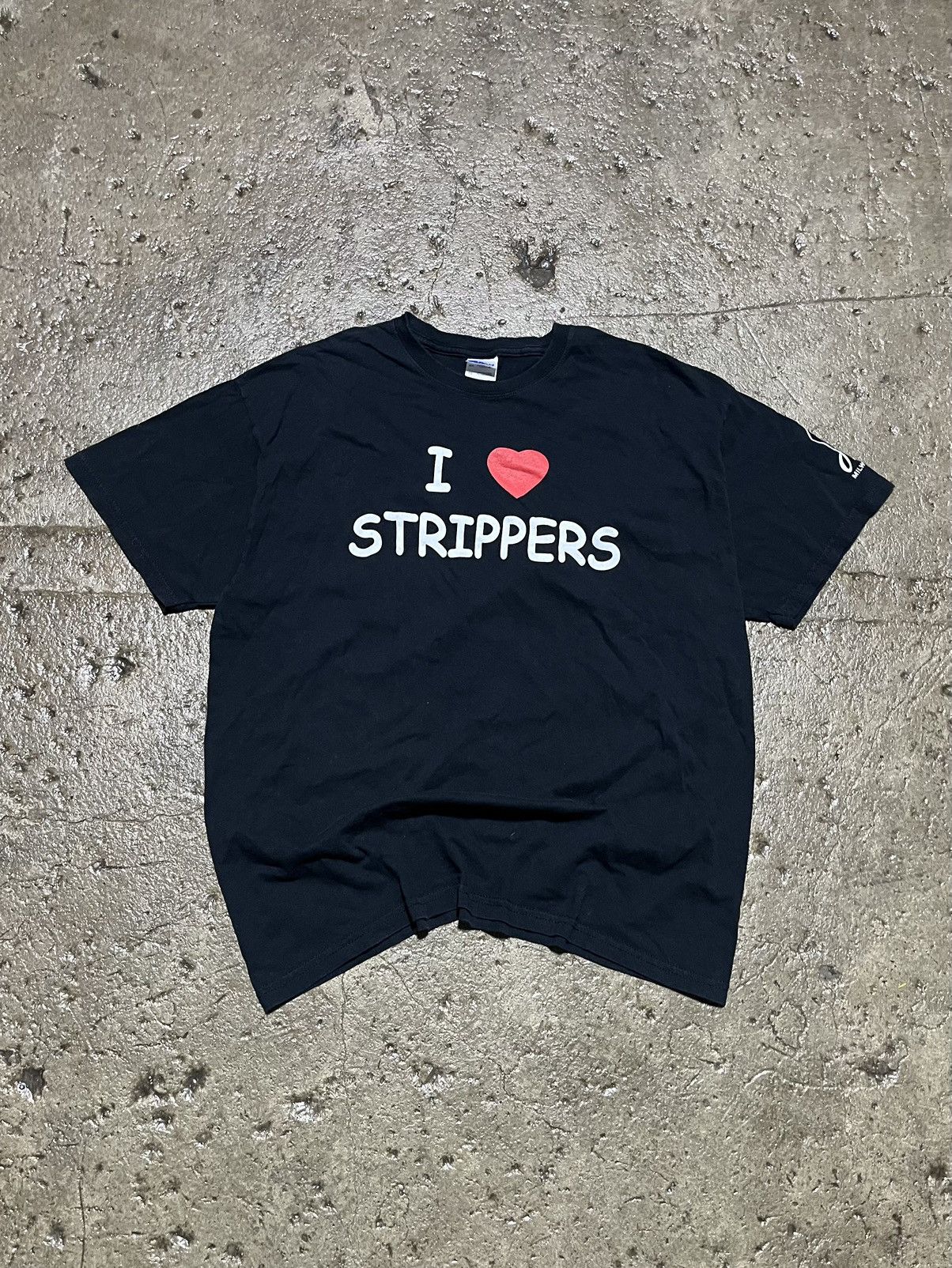 Vintage Crazy Vintage Y2K I Love Strippers Tee Pornstar Sex Humor Size US L / EU 52-54 / 3 - 1 Thumbnail
