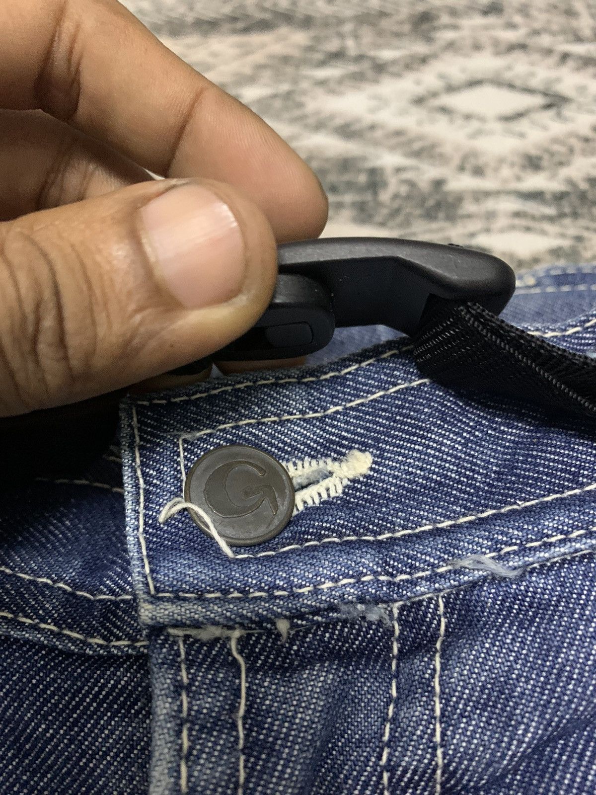 Gramicci 🔥BAGGY🔥90s GRAMICCI BAGGY DENIM PANT Size US 35 - 9 Thumbnail