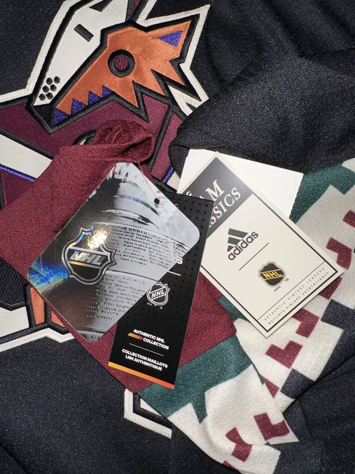 Adidas ADIDAS Phoenix Coyotes Stitch Patch Logo Jersey Size 56 2XL Size US XXL / EU 58 / 5 - 4 Thumbnail