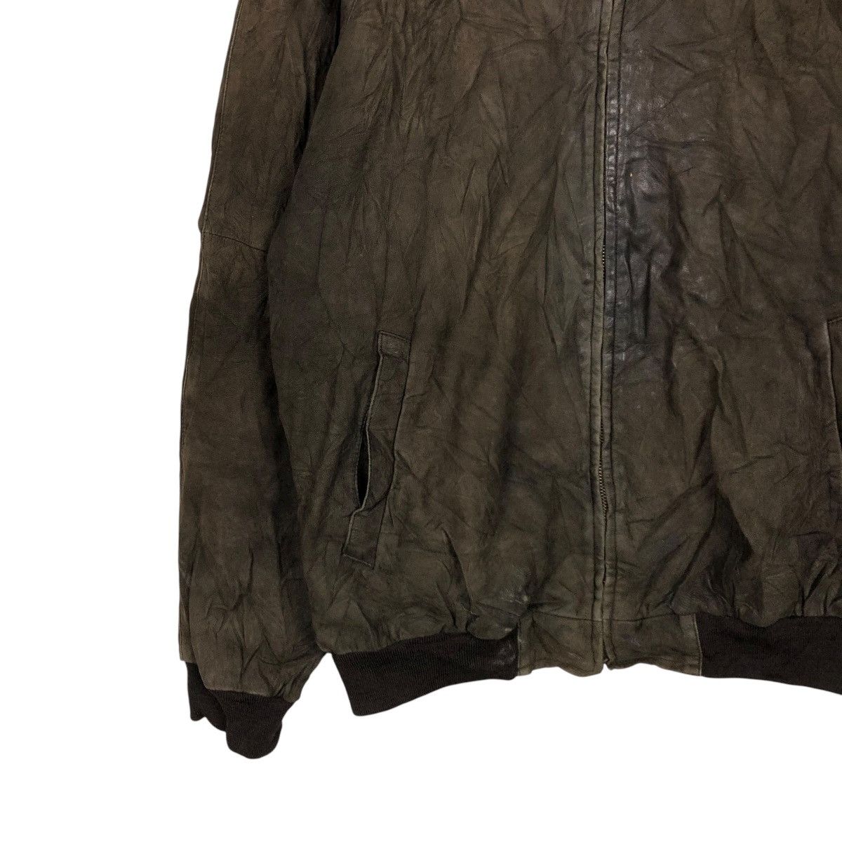 Burberry 🔥VINTAGE LEATHER JACKET BURBERRY LONDON NOVA CHECK BLANKET Size US M / EU 48-50 / 2 - 7 Thumbnail