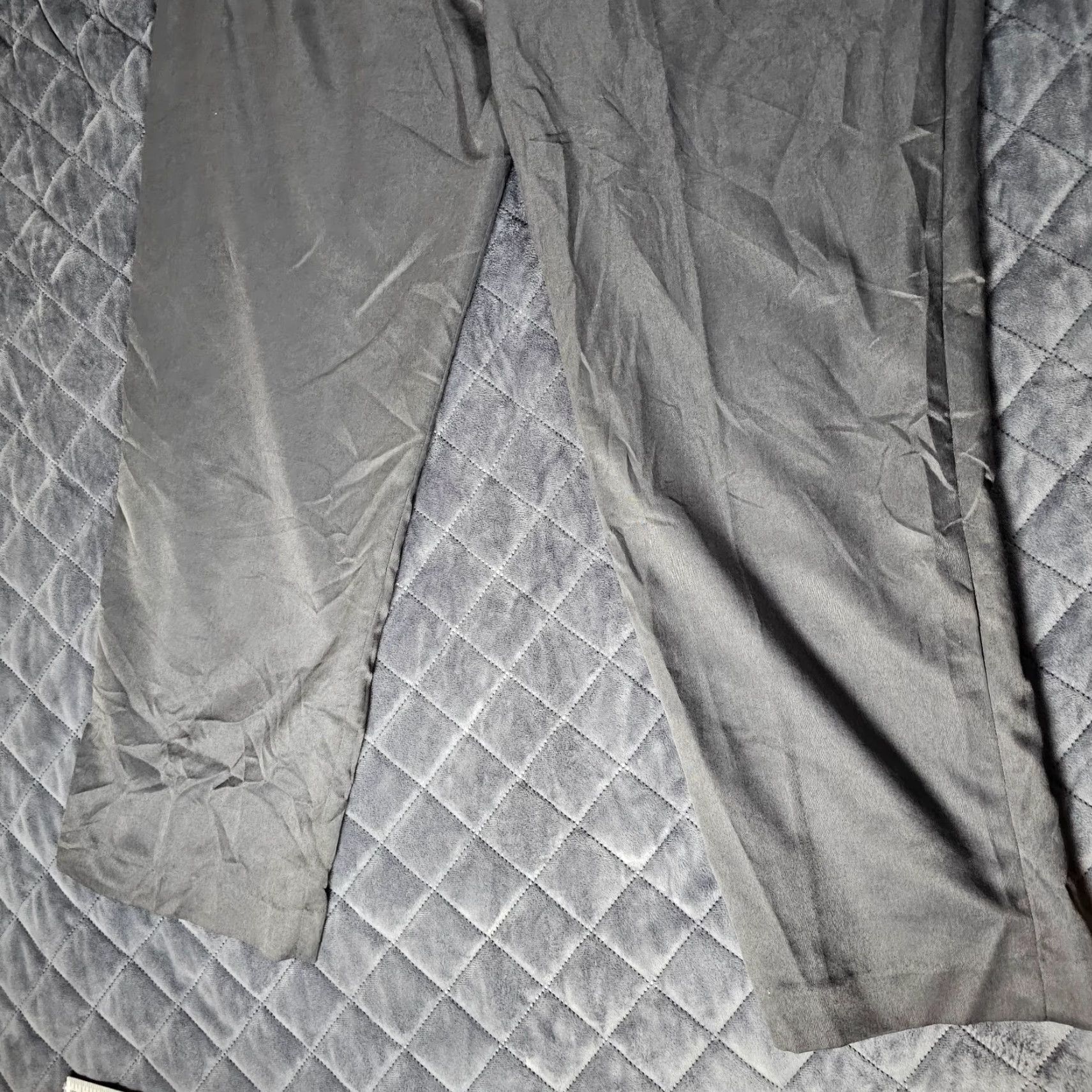 George George Pants Mens 36x32 Dress Pants Flat Front Business Career Gray Size US 36 / EU 52 - 7 Thumbnail