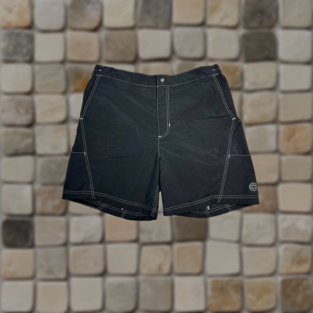 Adidas Adidas Utility Cargo Shorts Mens Large Black Mid Rise Athletic Skateboarding Short Size US 33 - 1 Thumbnail