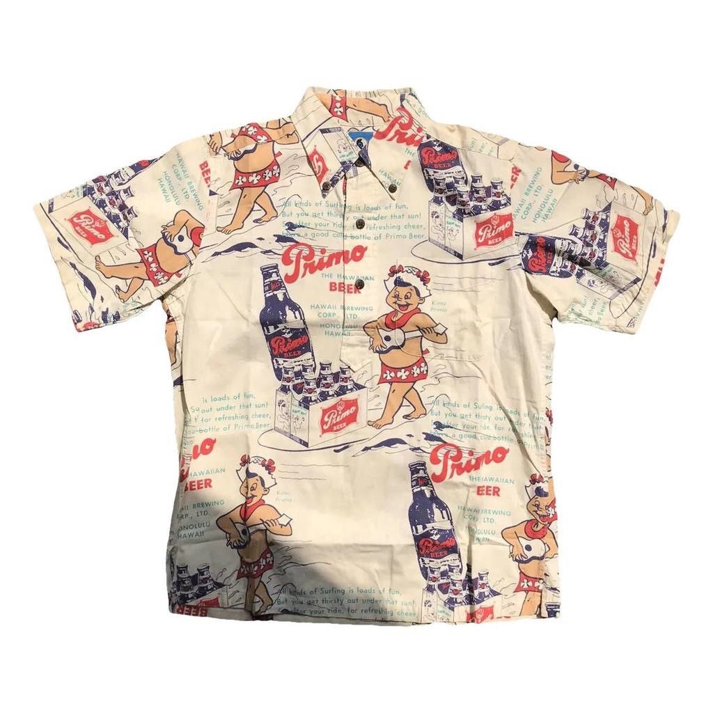 Sun Surf × Toyo Enterprises Rare! Primo beer by sunsurf half button Size US L / EU 52-54 / 3 - 1 Thumbnail