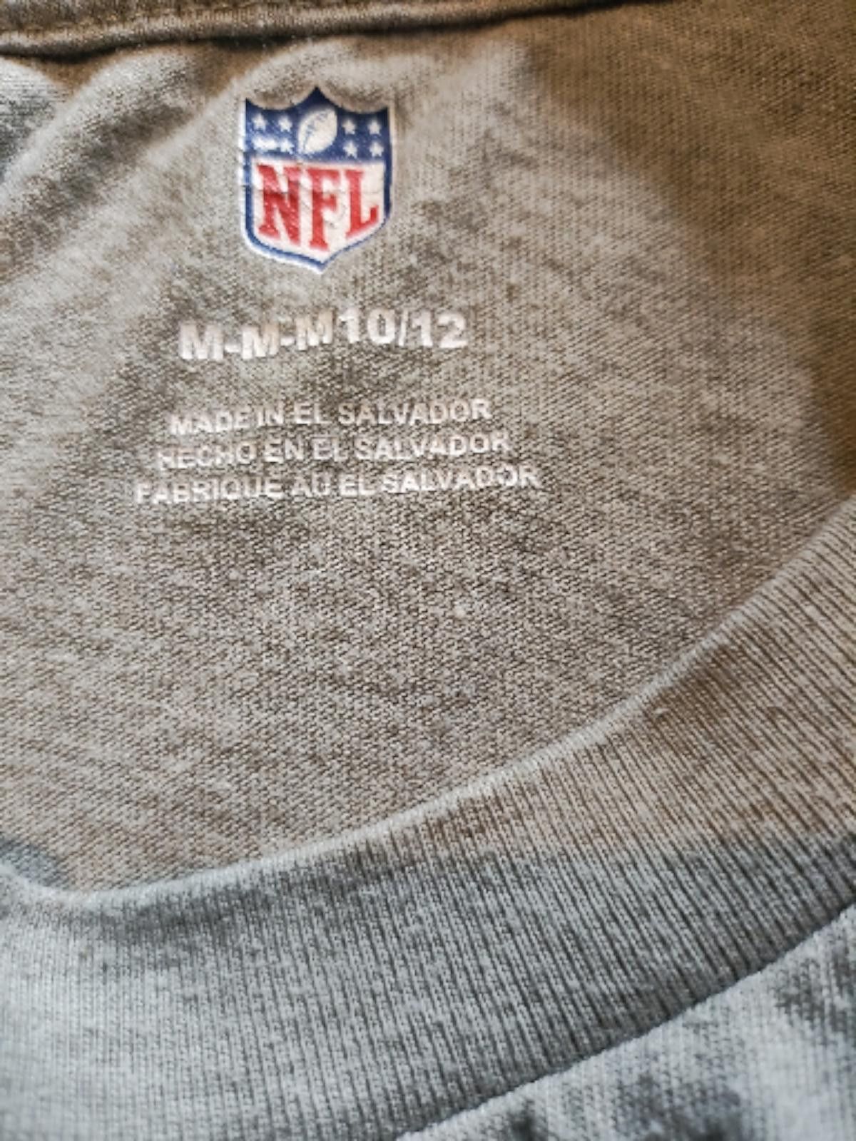 NFL Denver Broncos Long Sleeve Football Tee Size Medium (10-12) Size ONE SIZE - 4 Thumbnail