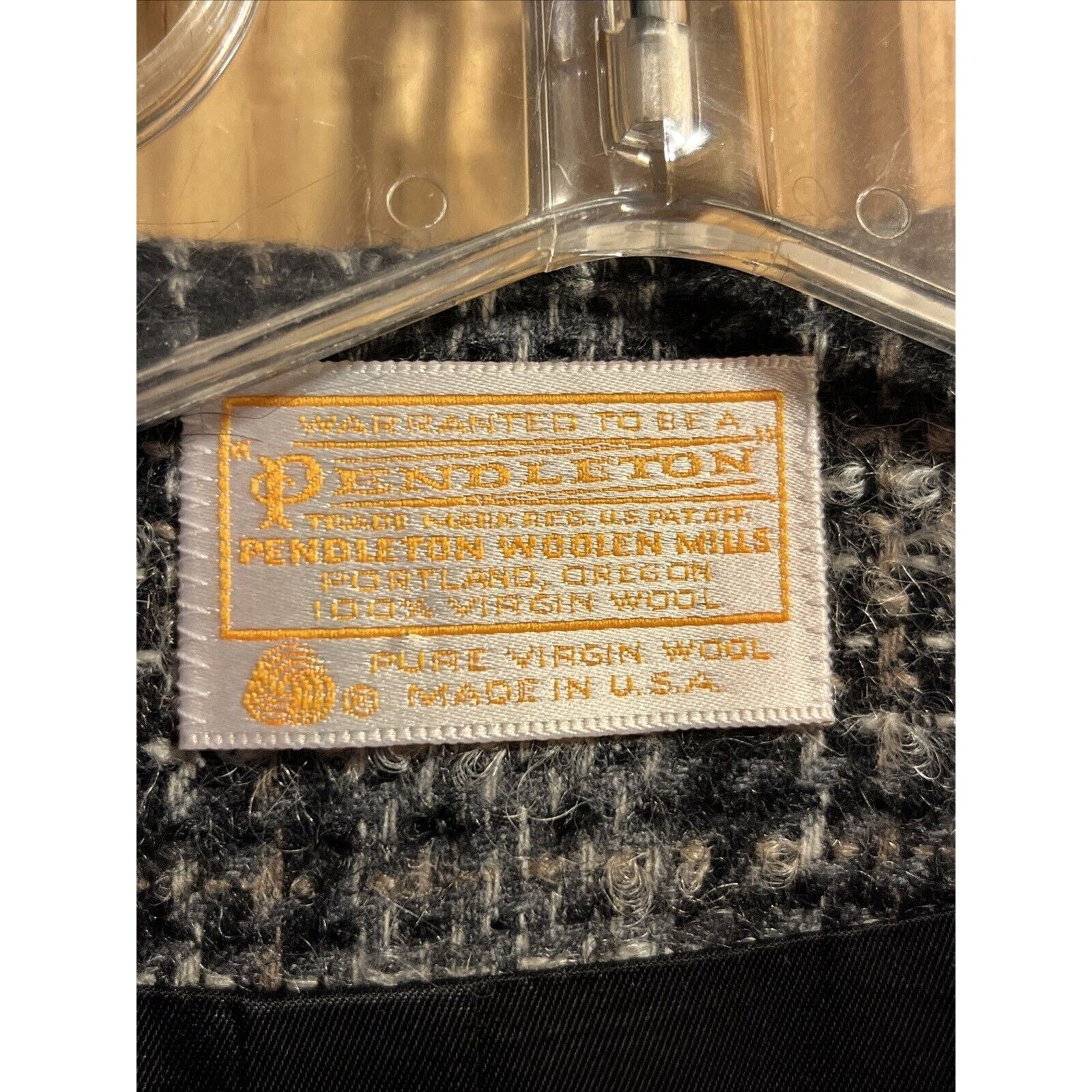 Pendleton Pendleton VTG Womens Size 8 Gray Coat Wool LS 4 Button Tweed Size M / US 6-8 / IT 42-44 - 3 Thumbnail
