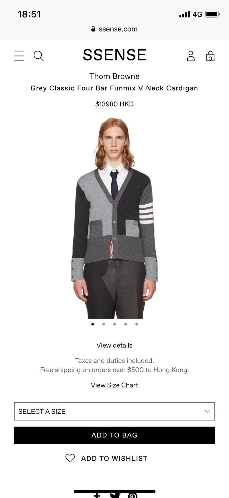 Thom Browne Thom Browne Colorful cashmere sweater Size US XL / EU 56 / 4 - 7 Thumbnail