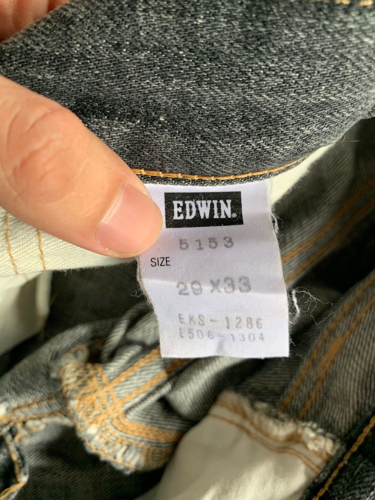 Edwin × If Six Was Nine × Kapital EDWIN SELVEDGE 505 BUTTON FLY RUSTY DISTRESSED DENIM Size US 30 / EU 46 - 16 Thumbnail