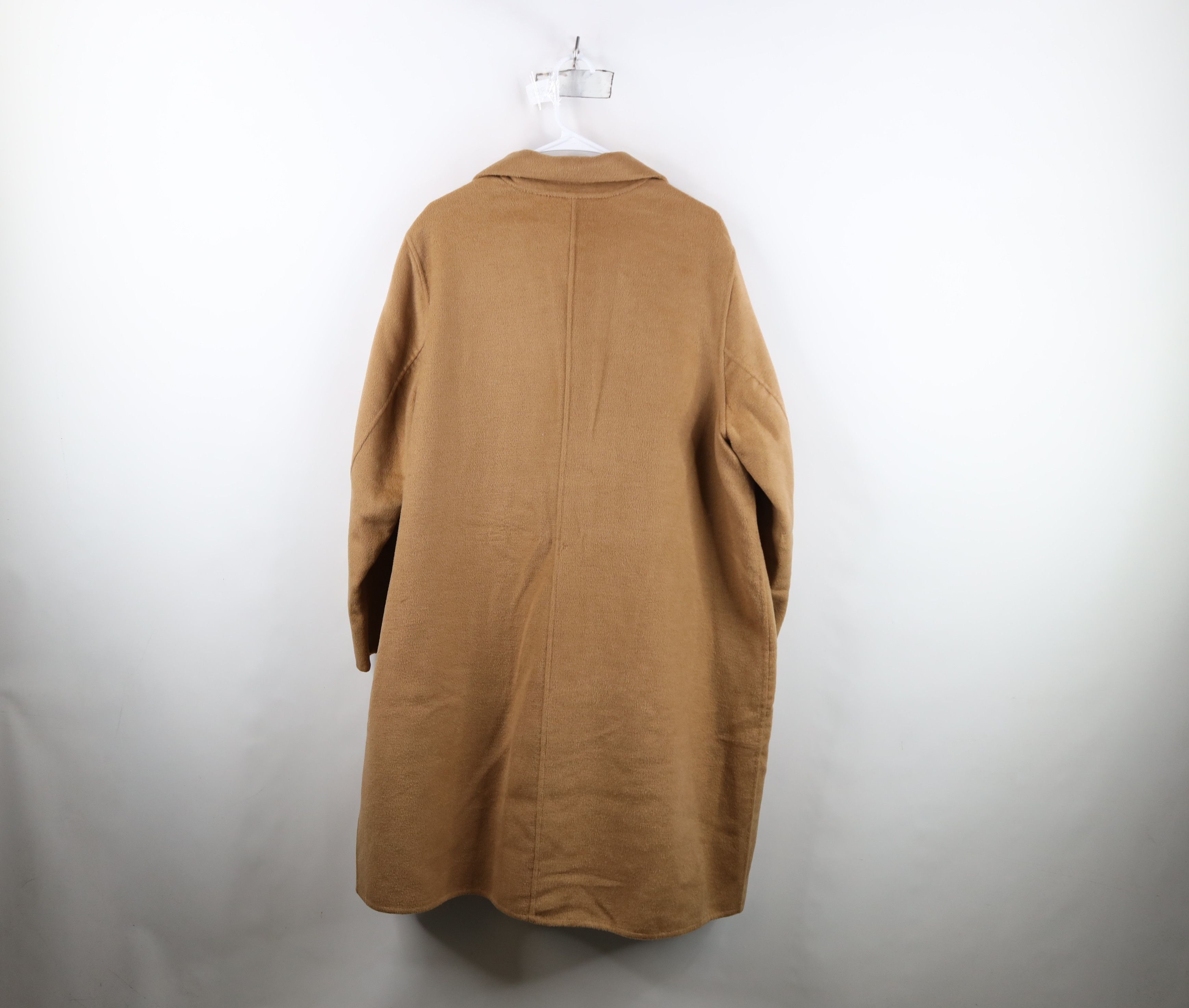 J. Jill J Jill Distressed Wool Blend Button Overcoat Jacket Brown Size XXL / US 16-18 / IT 52-54 - 12 Thumbnail