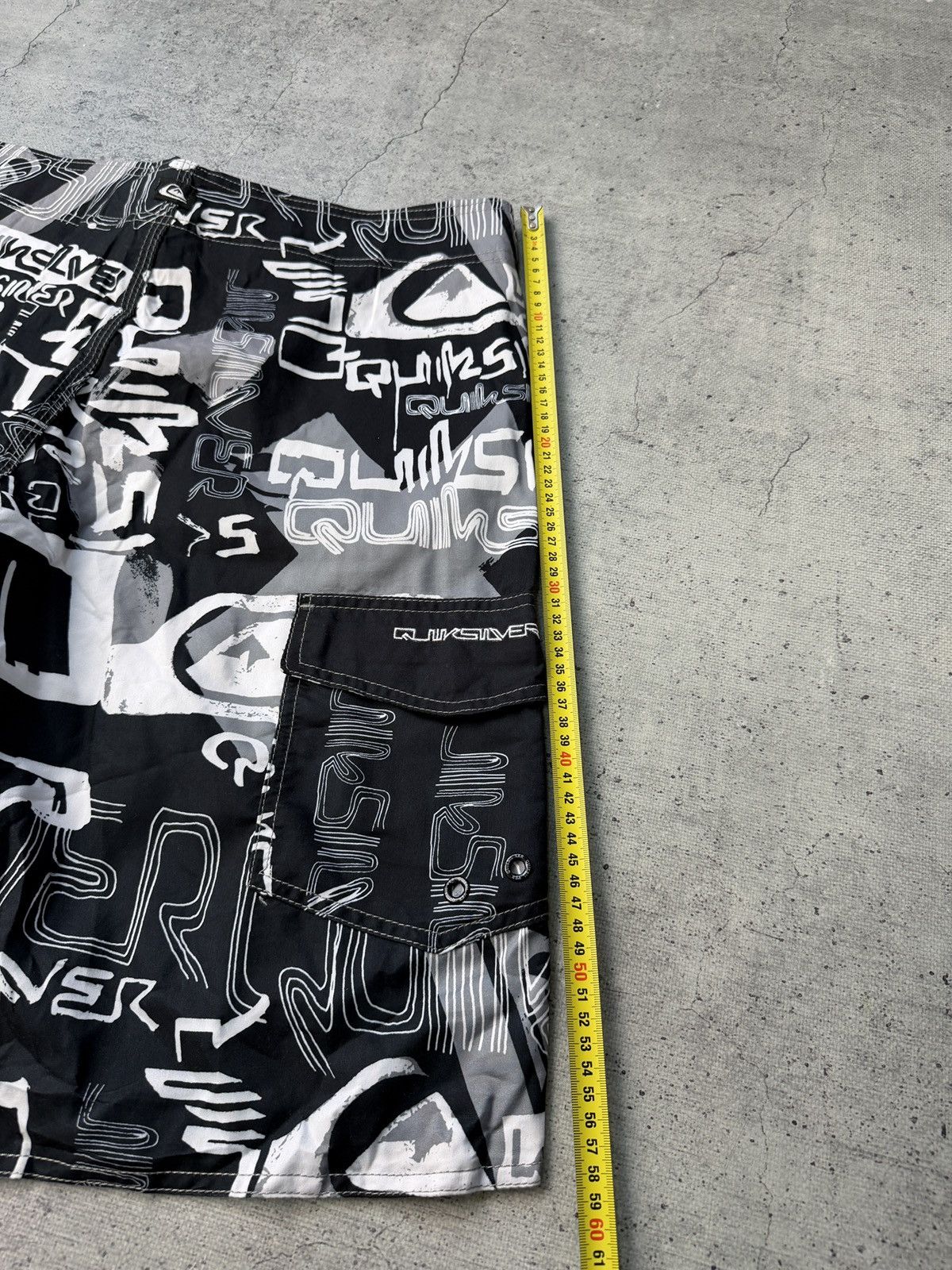 Quiksilver VINTAGE BIG LOGO QUIKSILVER SHORTS Size US 36 / EU 52 - 8 Thumbnail