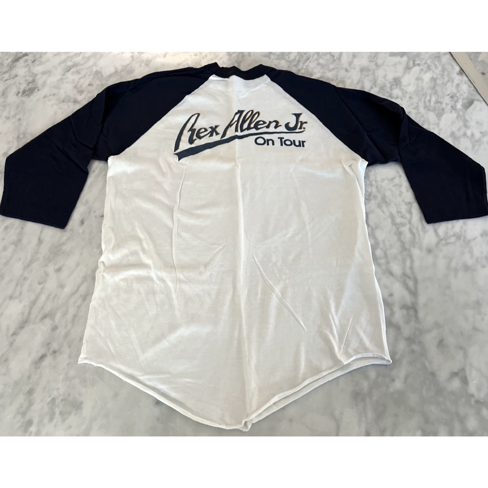 Vintage VINTAGE Rex Allen Jr Tour Shirt Raglan XL Unisex White 3/4 Sleeve I Love Arizona 1980s Music HOF Size US XL / EU 56 / 4 - 7 Thumbnail