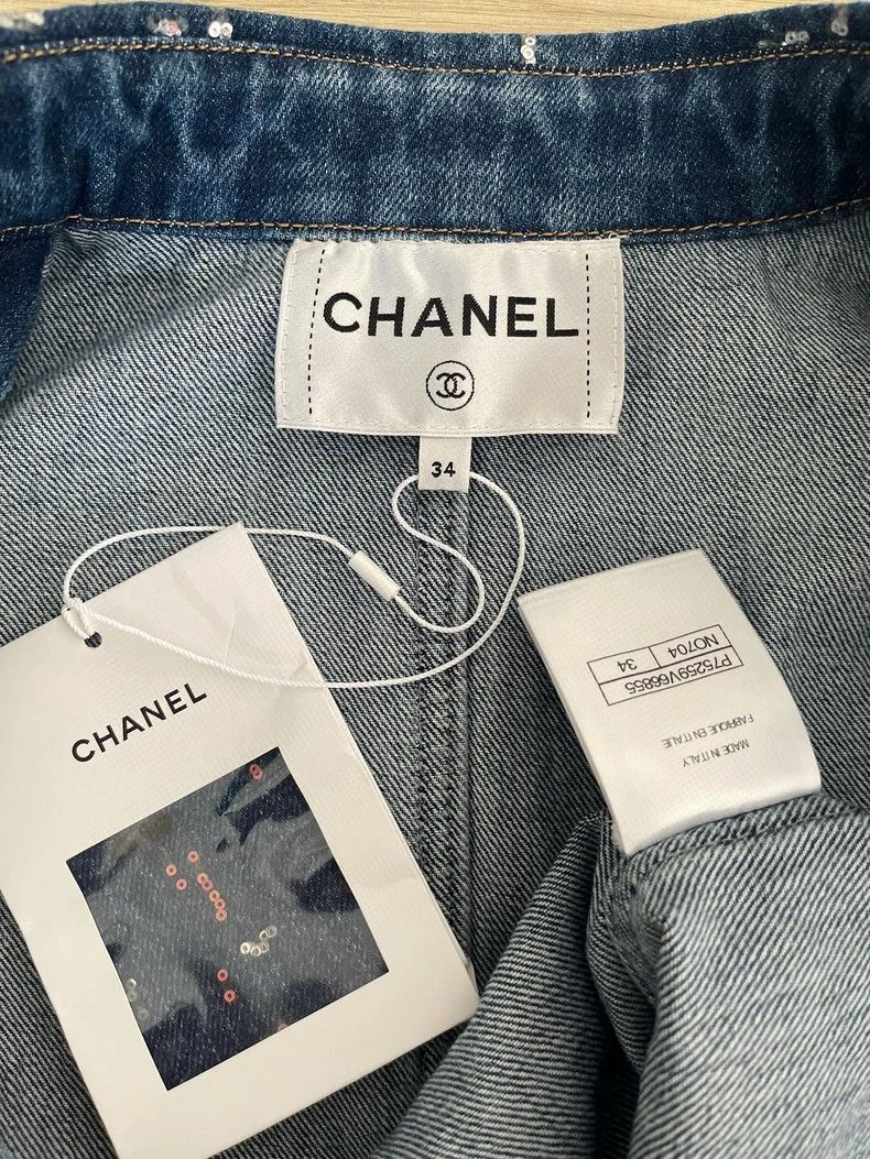 Chanel Chanel 23a Dakar sequin denim suit Size XXS / US 00 / IT 34 - 3 Thumbnail