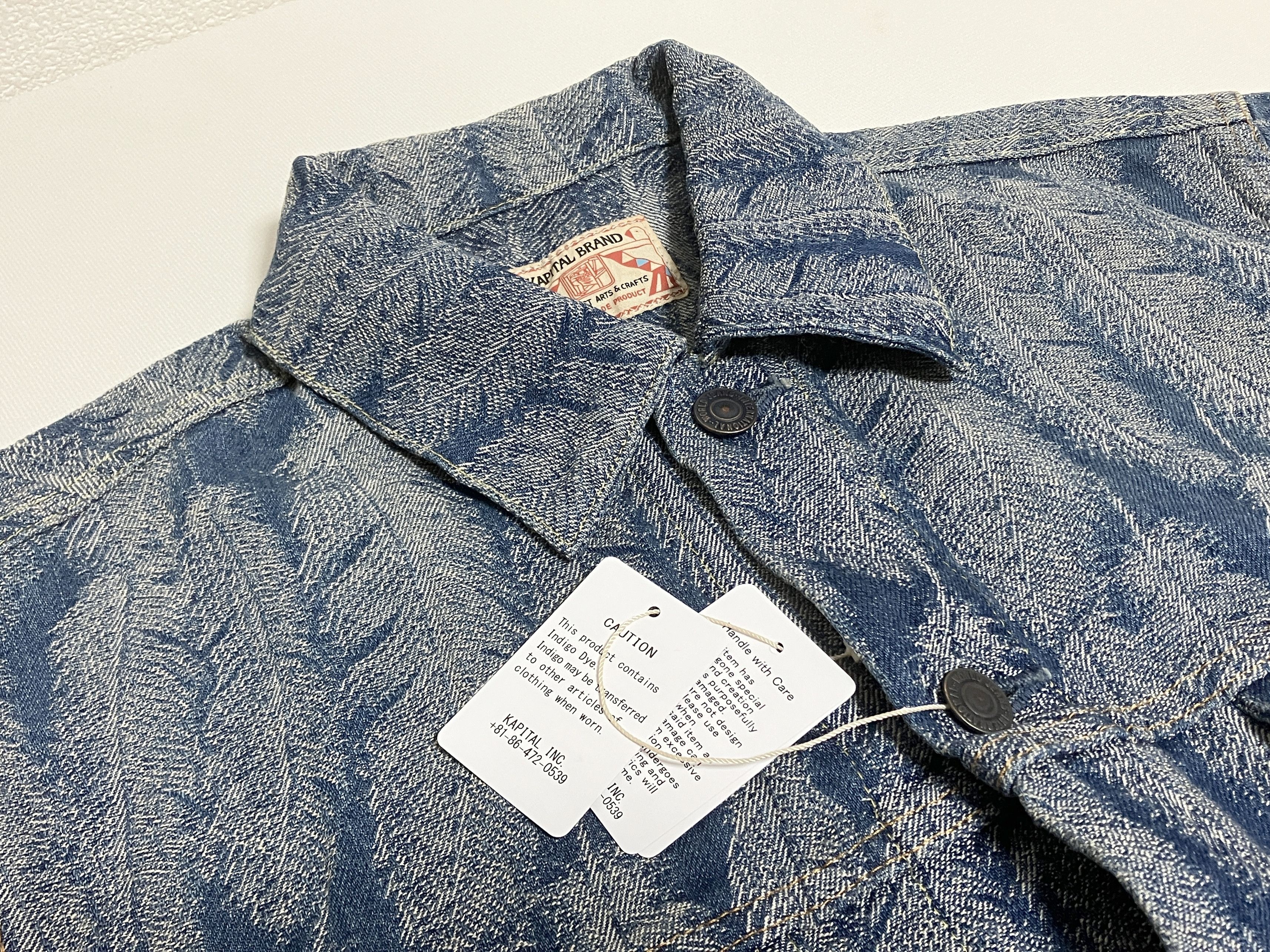 Kapital Kapital 12oz Magpie Denim 3rd Jacket light Indigo 4 new Size US XL / EU 56 / 4 - 3 Thumbnail