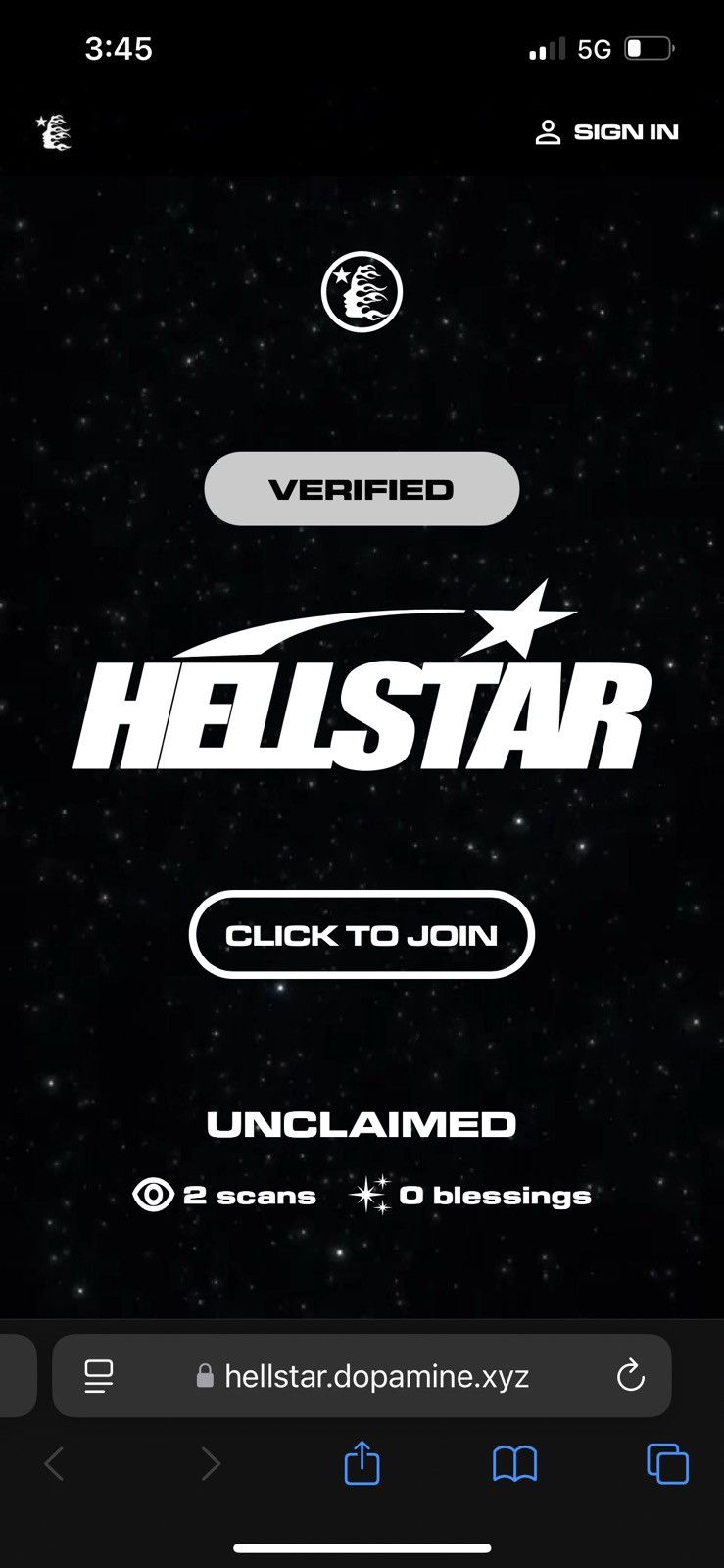 HELLSTAR Hellstar classic tee black/green Size US XL / EU 56 / 4 - 6 Thumbnail