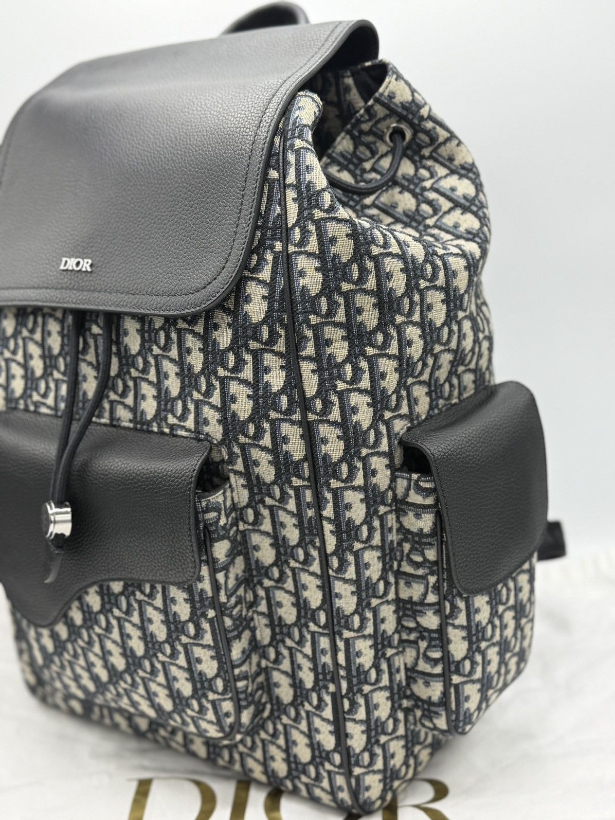 Dior Deadstock Dior Saddle Monogram backpack Size ONE SIZE - 3 Thumbnail