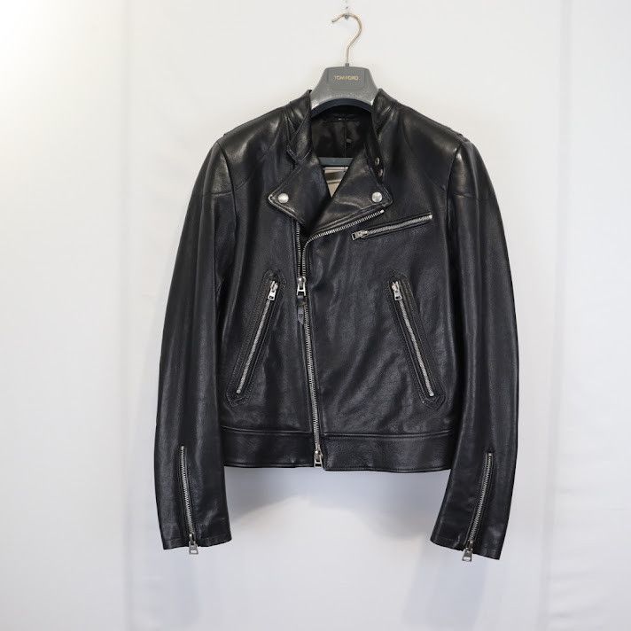 Tom Ford o1rshd1 Leather Jacket in Black Size US M / EU 48-50 / 2 - 1 Thumbnail