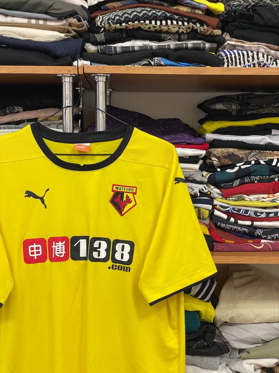 Puma Puma Watford 2012/2013 Home Kit Soccer Jersey Size US XL / EU 56 / 4 - 3 Thumbnail