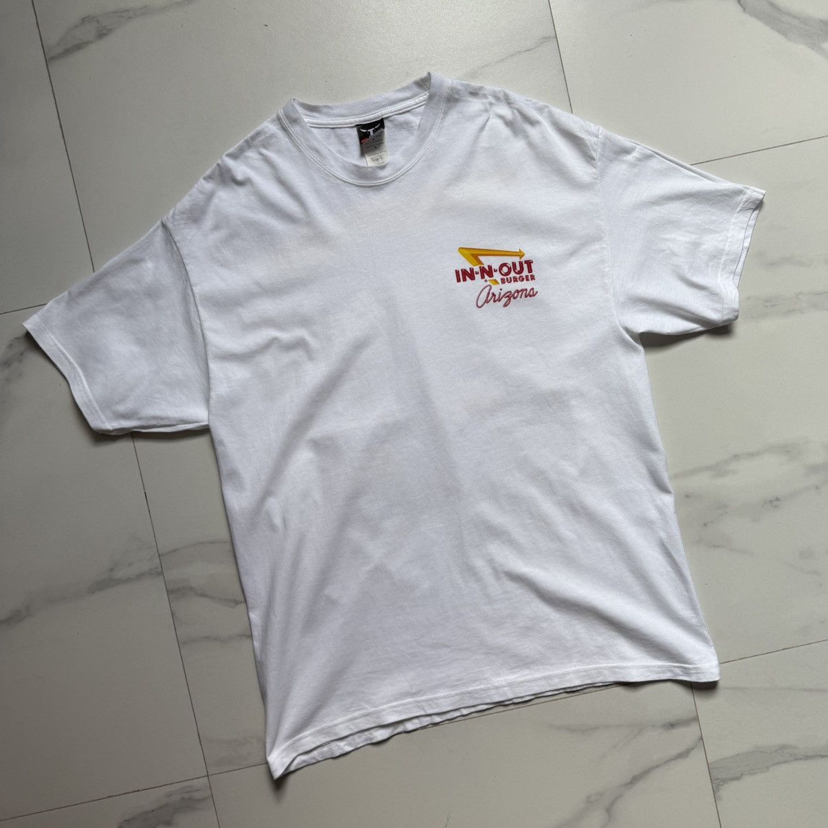 Hanes Vintage Y2K In-N-Out Arizona T-Shirt Size US L / EU 52-54 / 3 - 4 Thumbnail