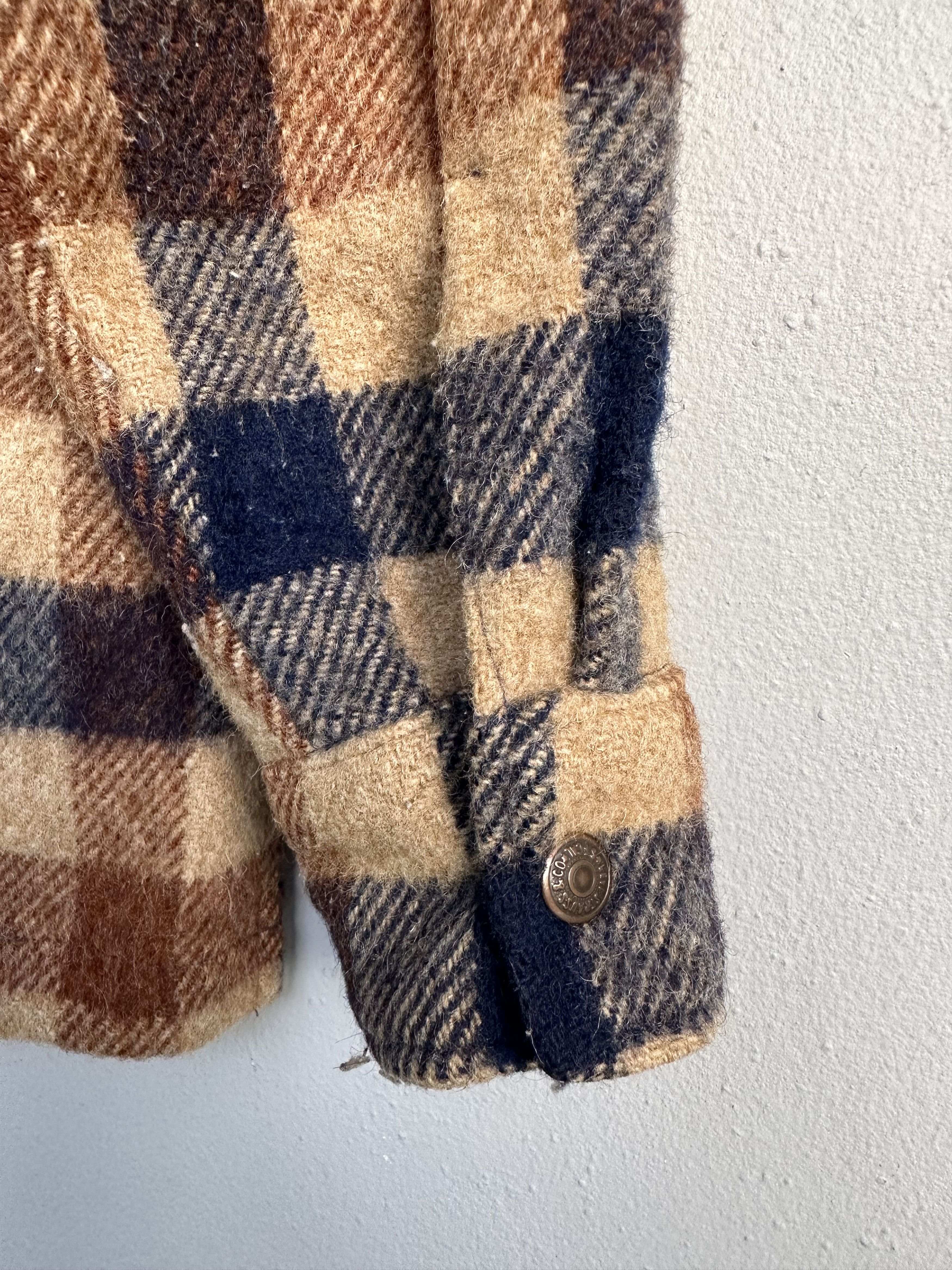 Levi's Rare Vintage 80 Levi’s Tartan Flannel Wool Nylon Snap Button Size US M / EU 48-50 / 2 - 16 Thumbnail