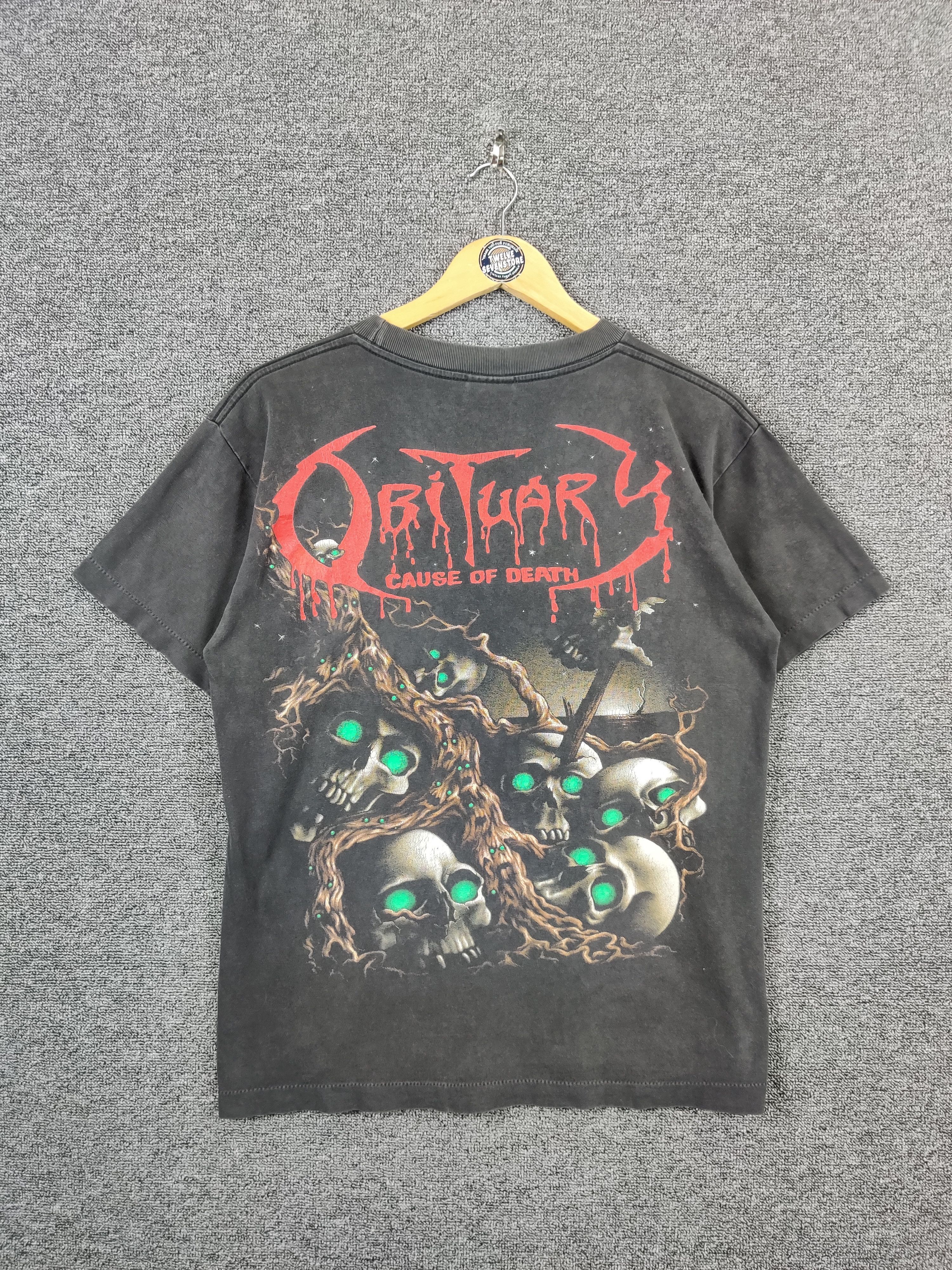 Band Tees Vintage Obituary Cause Of Death Tee Tshirt Size US M / EU 48-50 / 2 - 5 Thumbnail