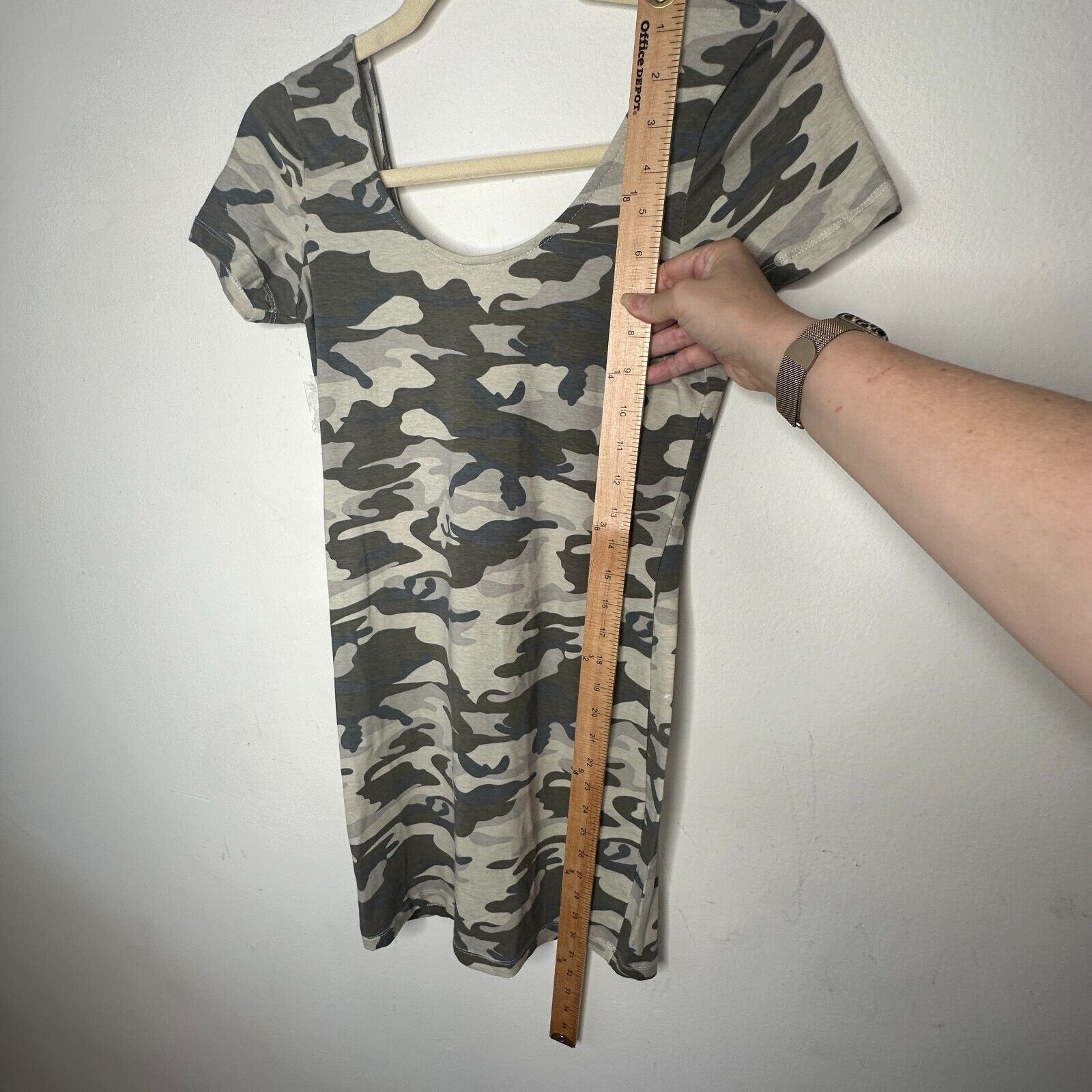Other NWT Love Change Italy Camo Bodycon Dress Deep Low U Back S Size S / US 4 / IT 40 - 9 Thumbnail