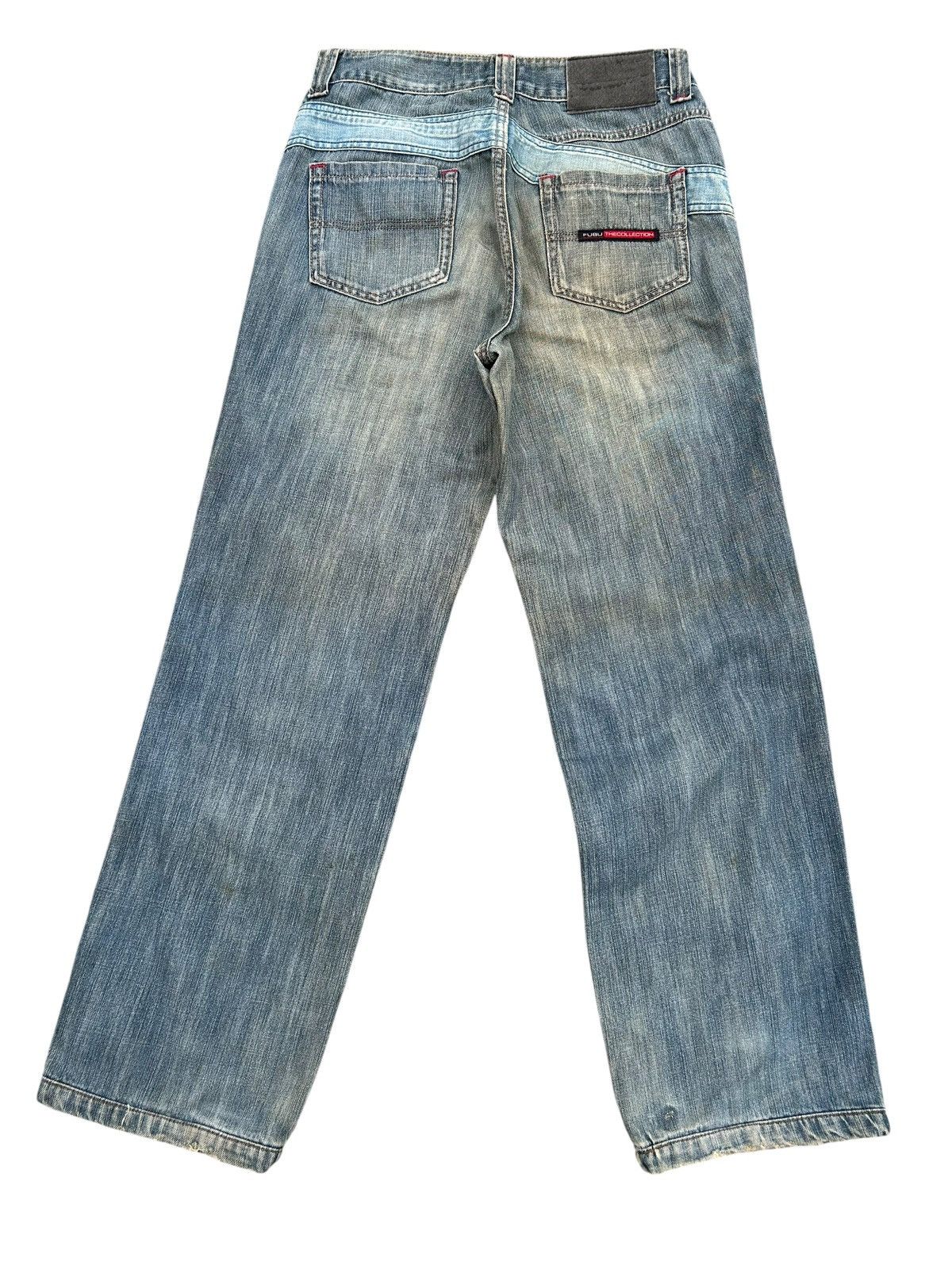 Kapital VINTAGE FUBU JEANS STREETWEAR DIRTY DENIM JEANS Size US 30 / EU 46 - 12 Thumbnail