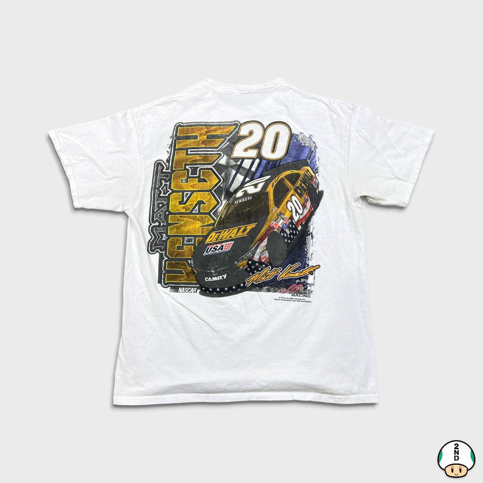 NASCAR 2016 Joe Gibbs T Shirt Large Racing Matt Kenseth NASCAR Tee Size US L / EU 52-54 / 3 - 1 Thumbnail